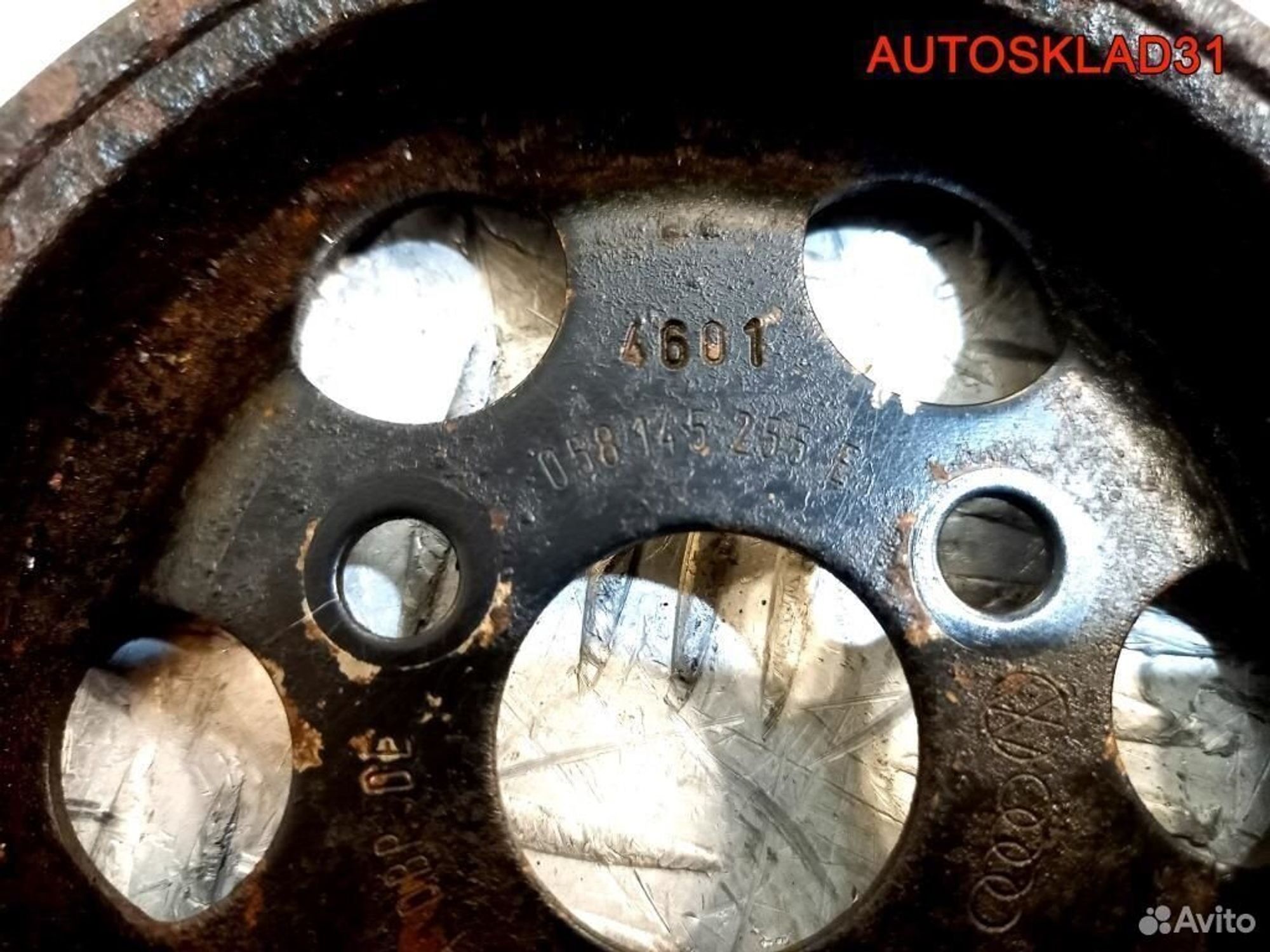 Шкив насоса гидроусилителя Audi A6 C5 058145255E, 1100 рублей, Дубовое