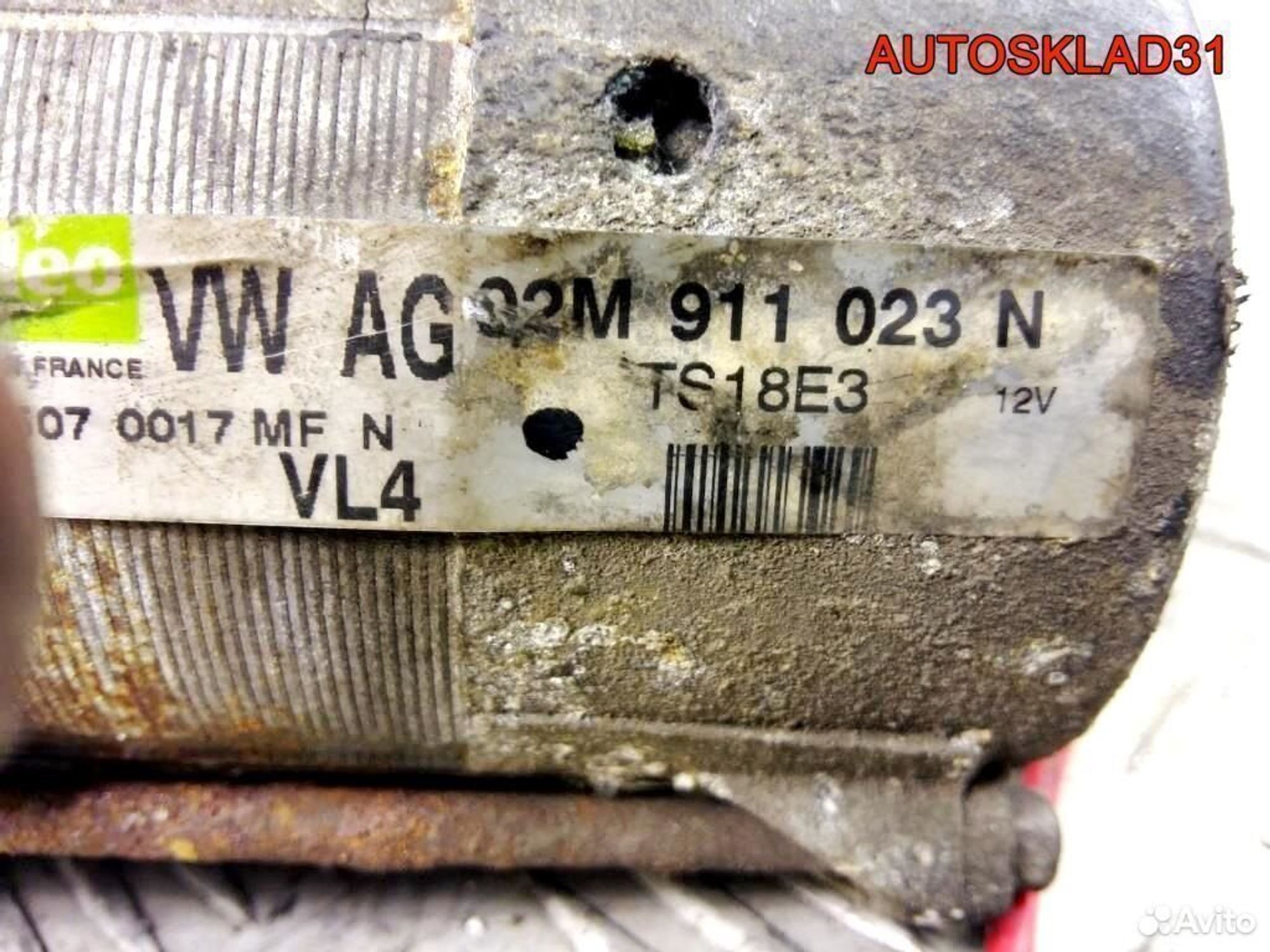 Стартер Volkswagen Passat B6 2.0 BMP 02M911023N, 4100 рублей, Дубовое