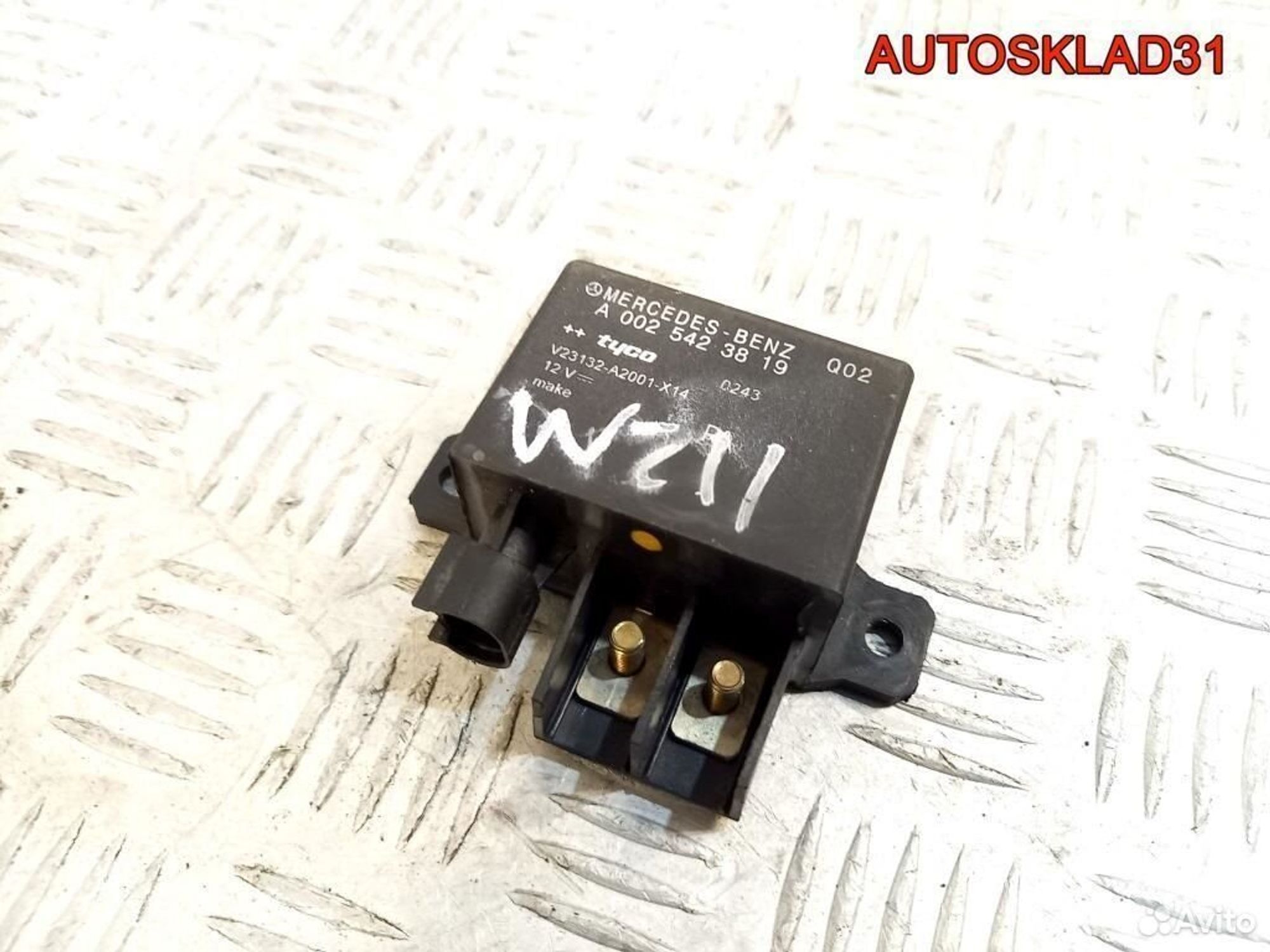 Блок реле акб Mercedes Benz W211 A0025423819, 2000 рублей, Дубовое