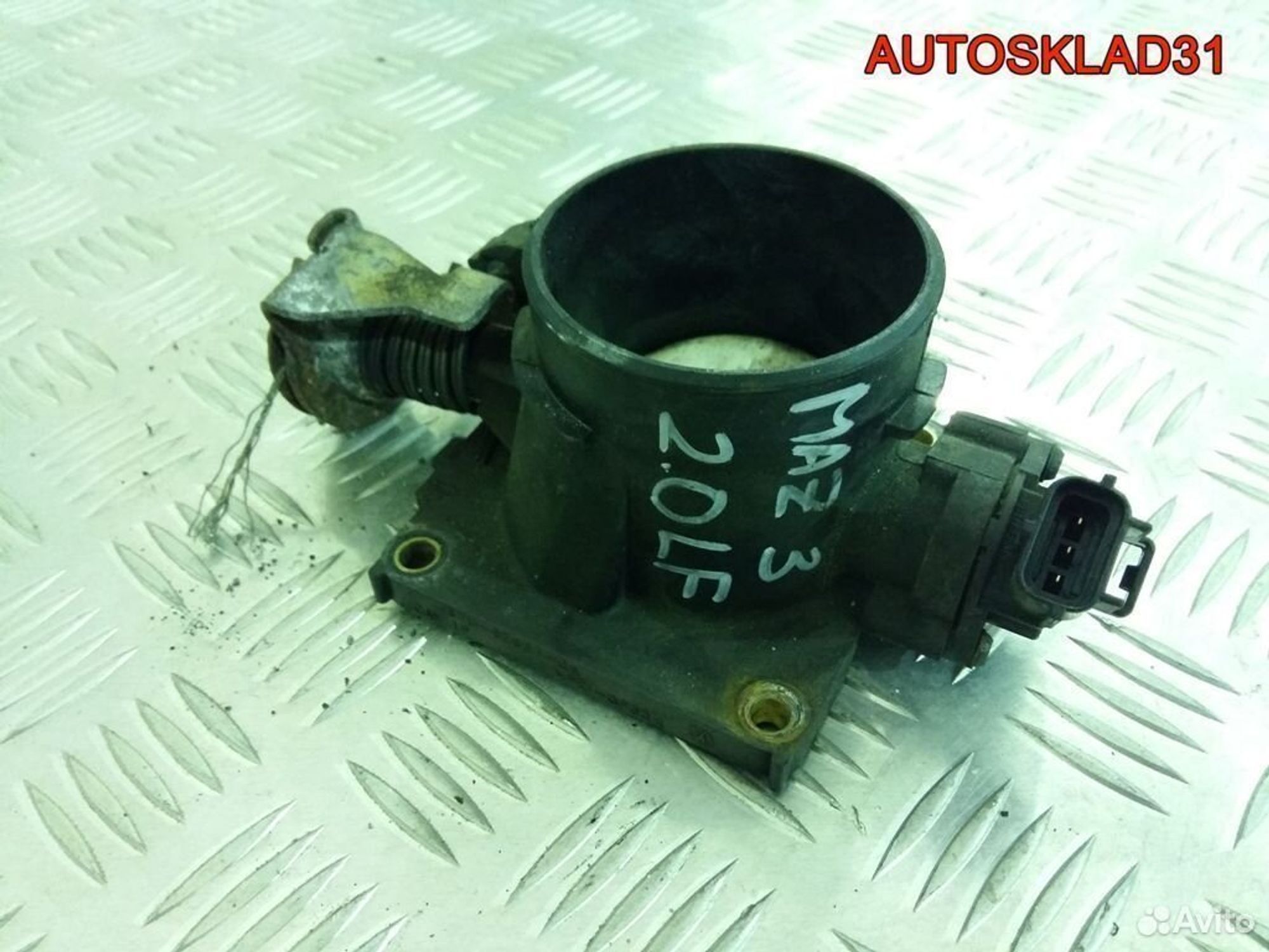 Дроссельная заслонка Mazda 3 BK 2.0 LF 1S7U9E927CA, 2100 рублей, Дубовое
