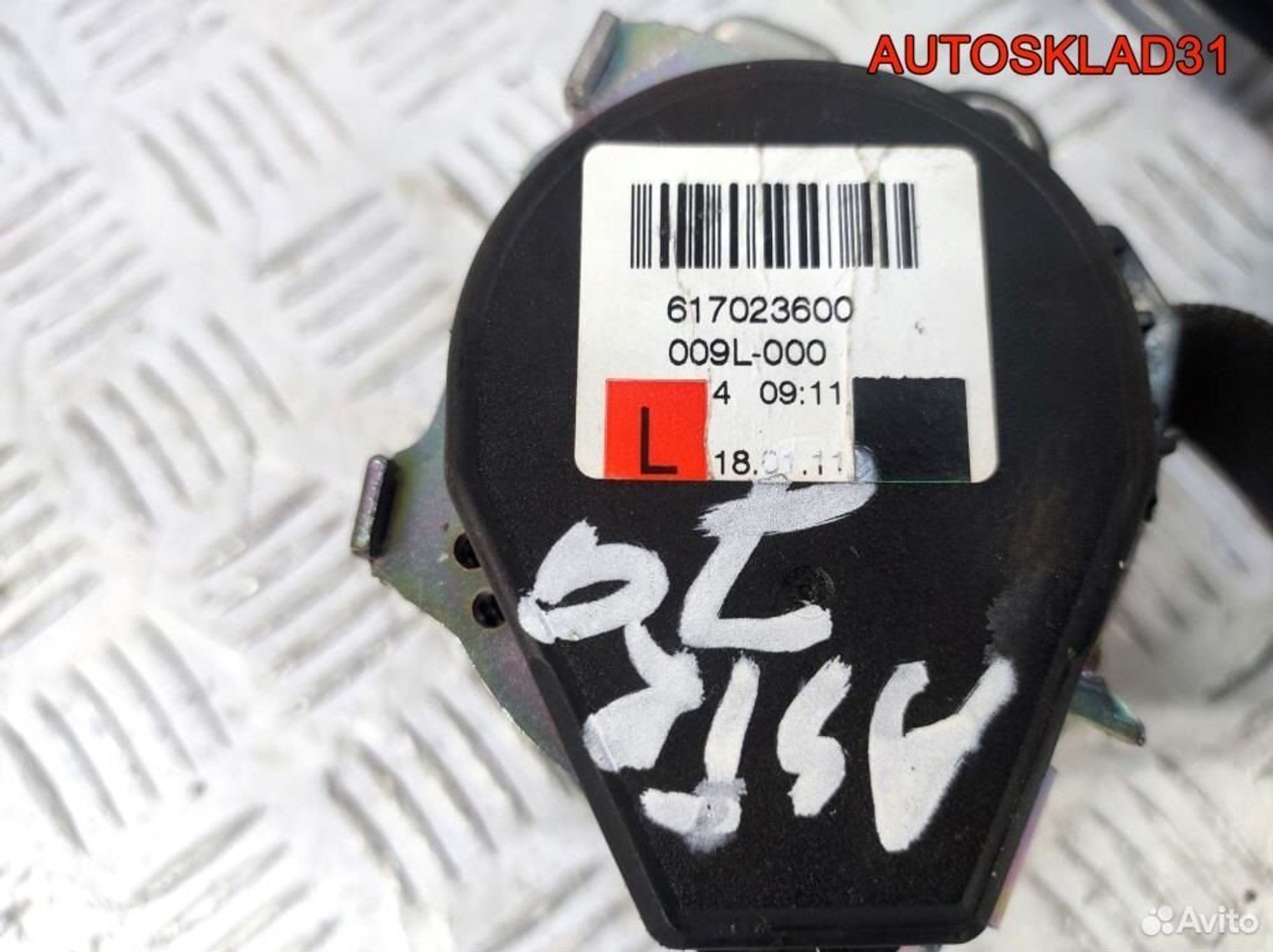 Ремень безопасности передний левый Opel Astra J, 4100 рублей, Дубовое