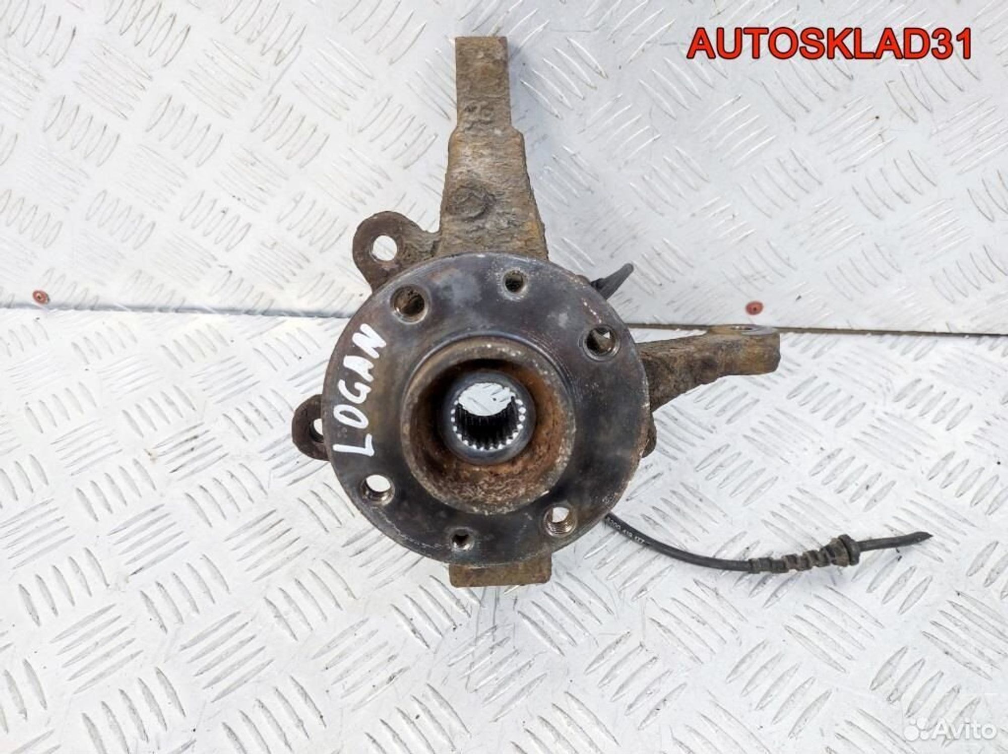 Кулак поворотный передний левый Renault Logan, 3600 рублей, Дубовое