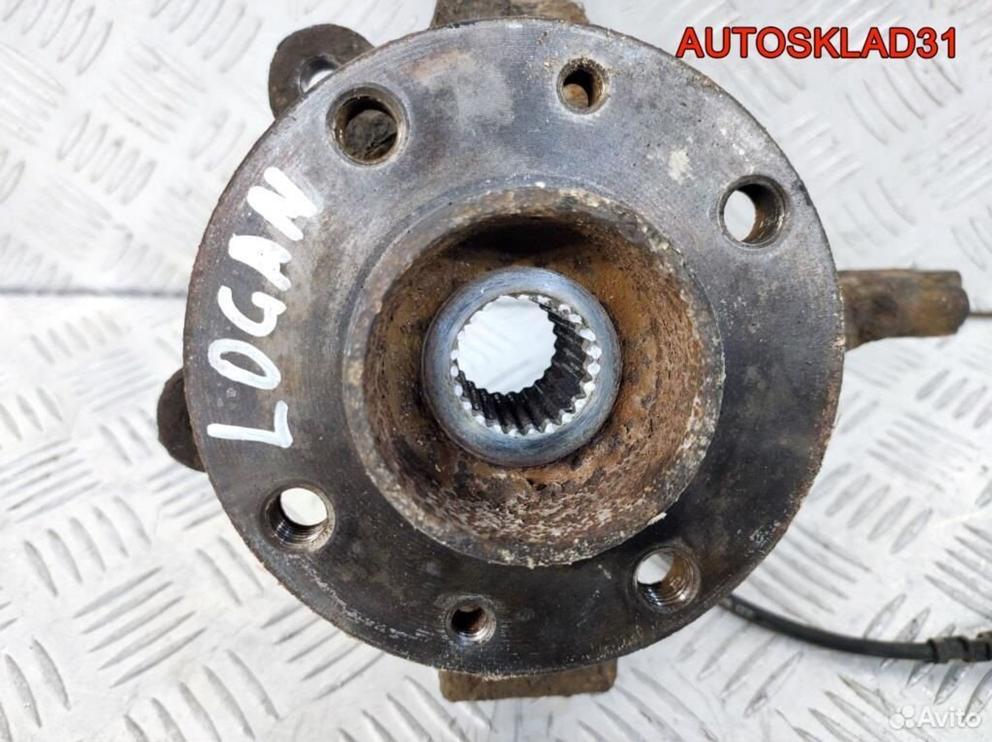 Кулак поворотный передний левый Renault Logan, 3600 рублей, Дубовое