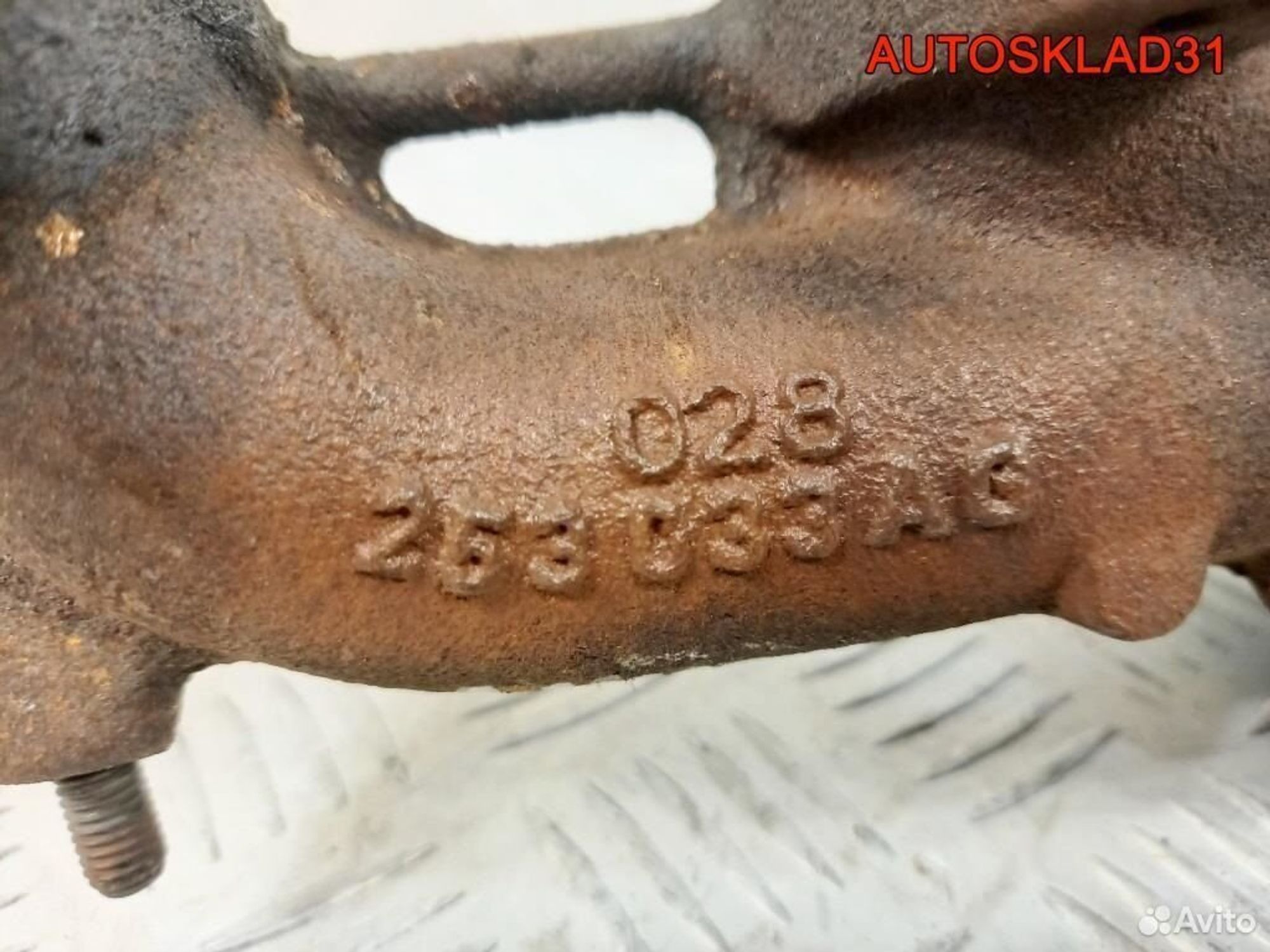 Коллектор выпускной Audi A4 B6 1.9 AWX 028253033AG, 500 рублей, Дубовое