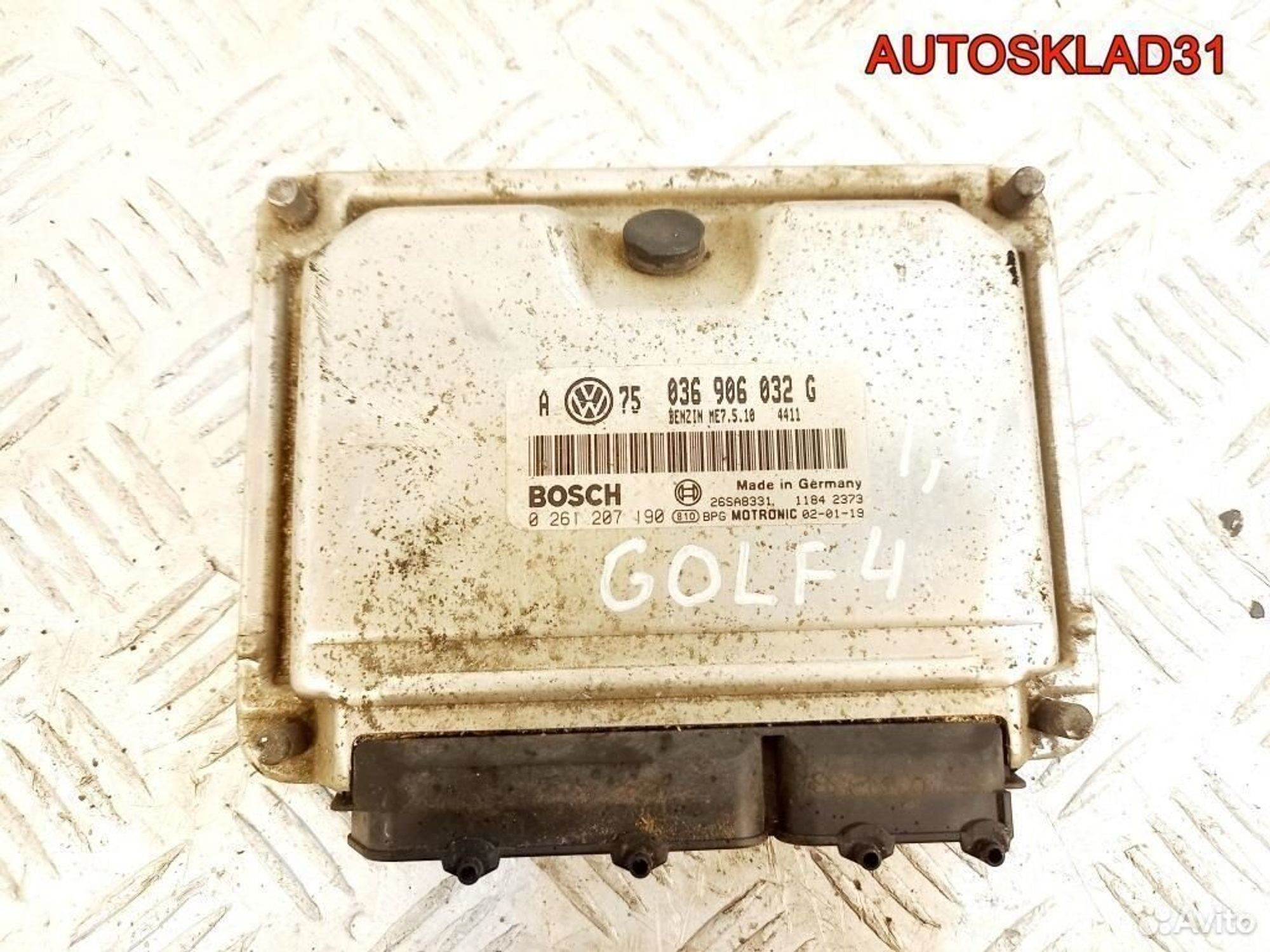 Блок эбу Volkswagen Golf 4 1.4 BCA 036906032G, 1700 рублей, Дубовое