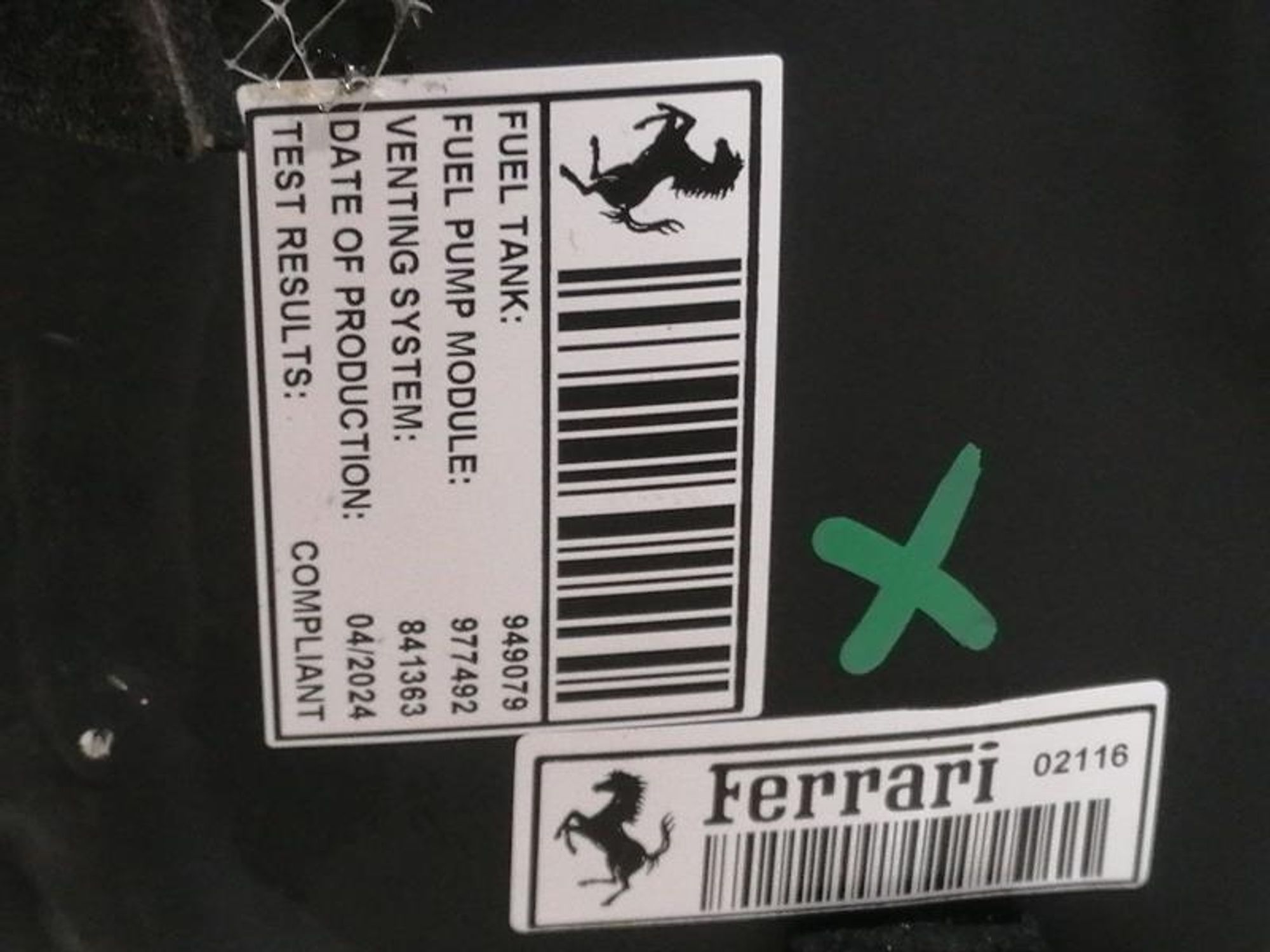 Топливный бак Ferrari Purosangue F175 949079, 450000 рублей, Москва