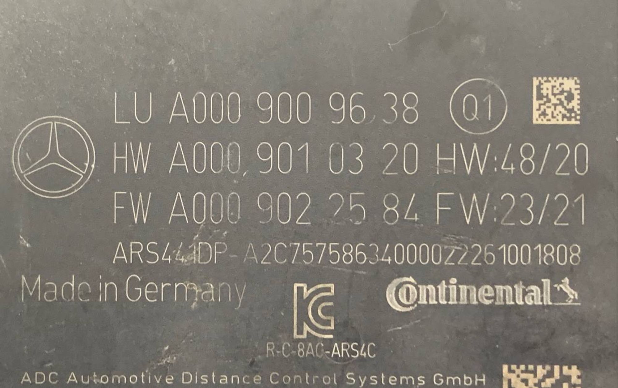 Радарный датчик дистроник ( Distronic ) Mercedes-Benz S class W223, 24000 рублей, Москва