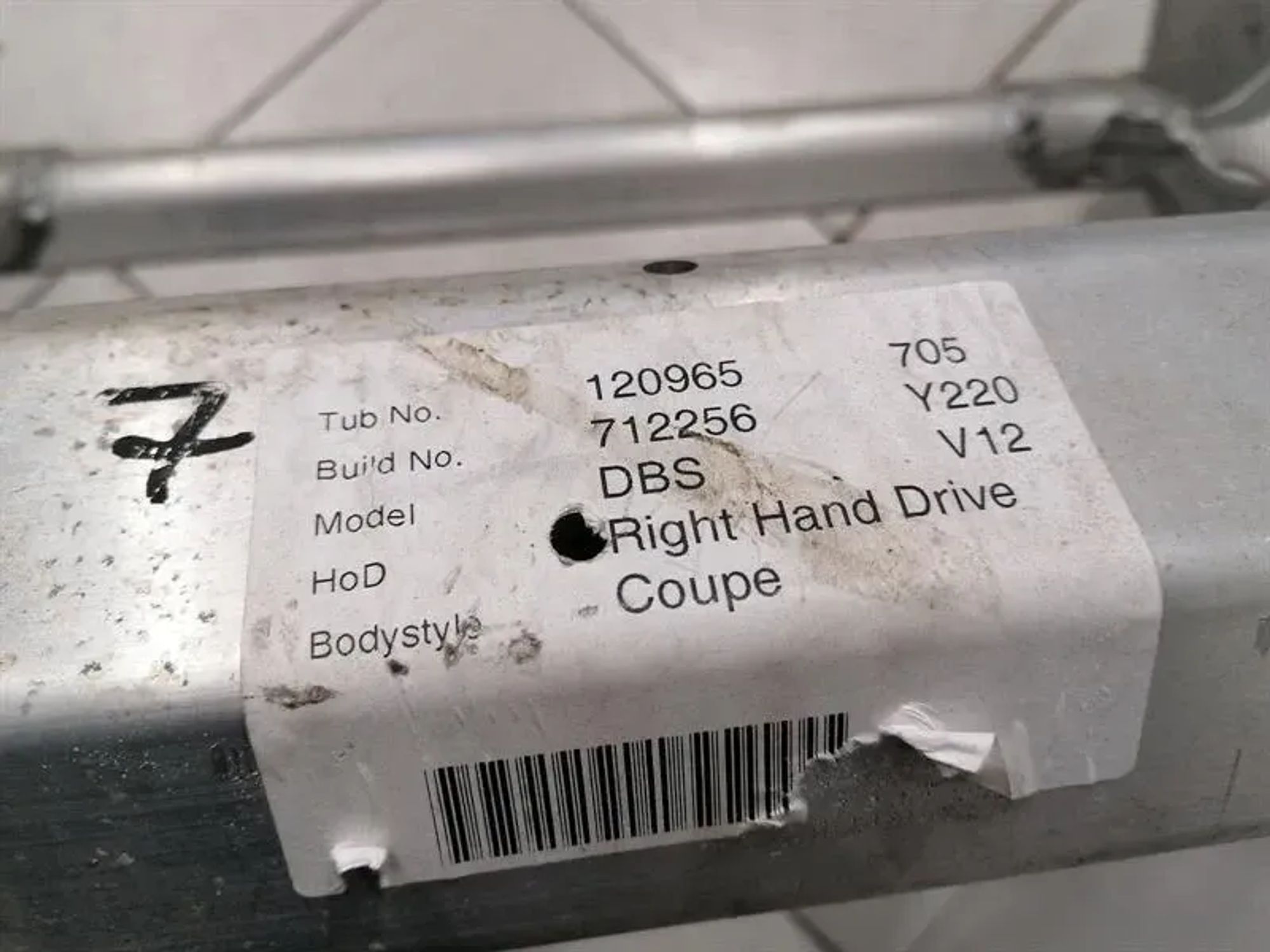 Подрамник передней балки Aston Martin DBS SUPERLEGGERA AM7, 315000 рублей, Москва