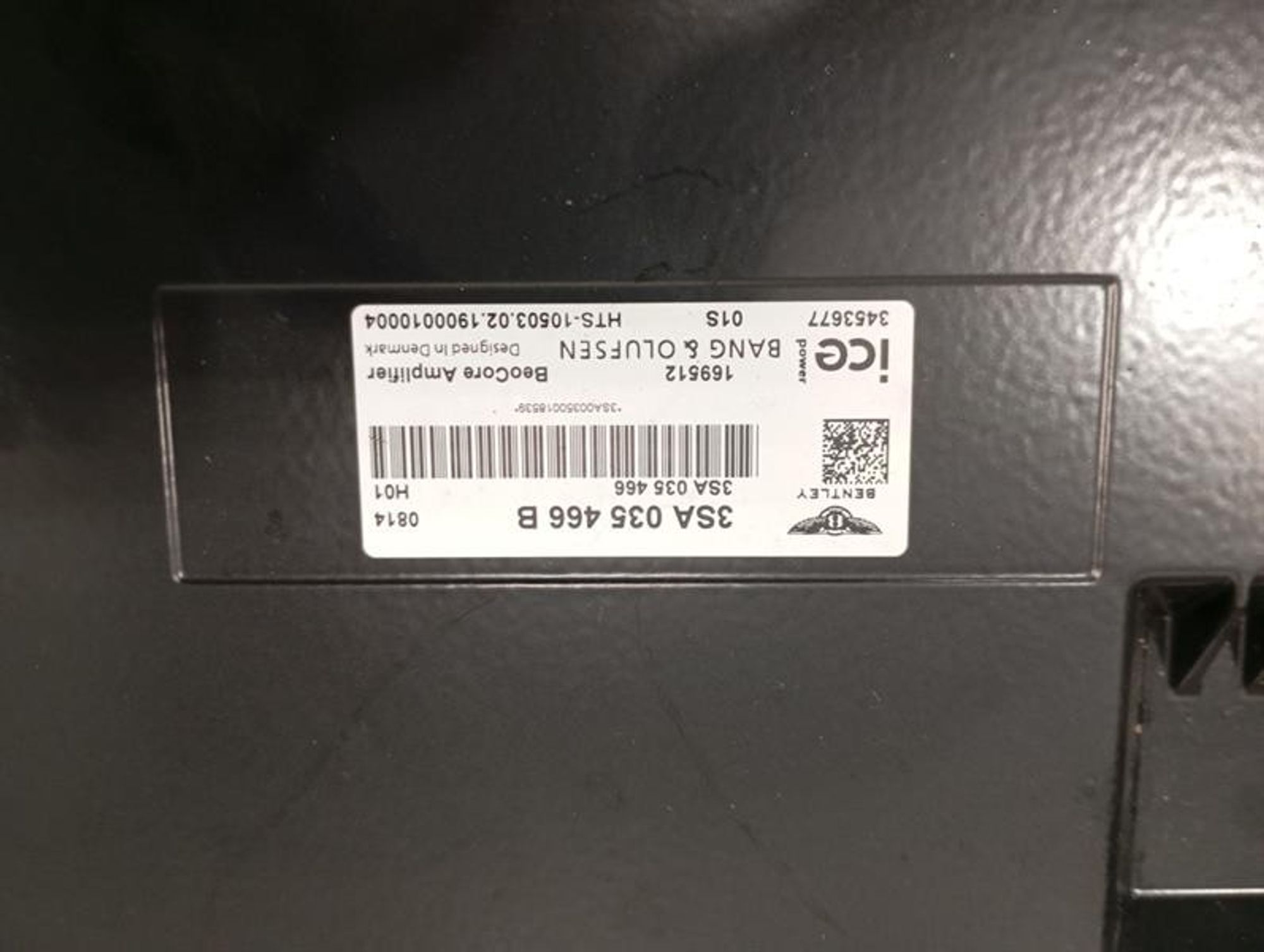 Акустика BENTLEY CONTINENTAL GTC BANG & OLUFSEN, 535000 рублей, Москва