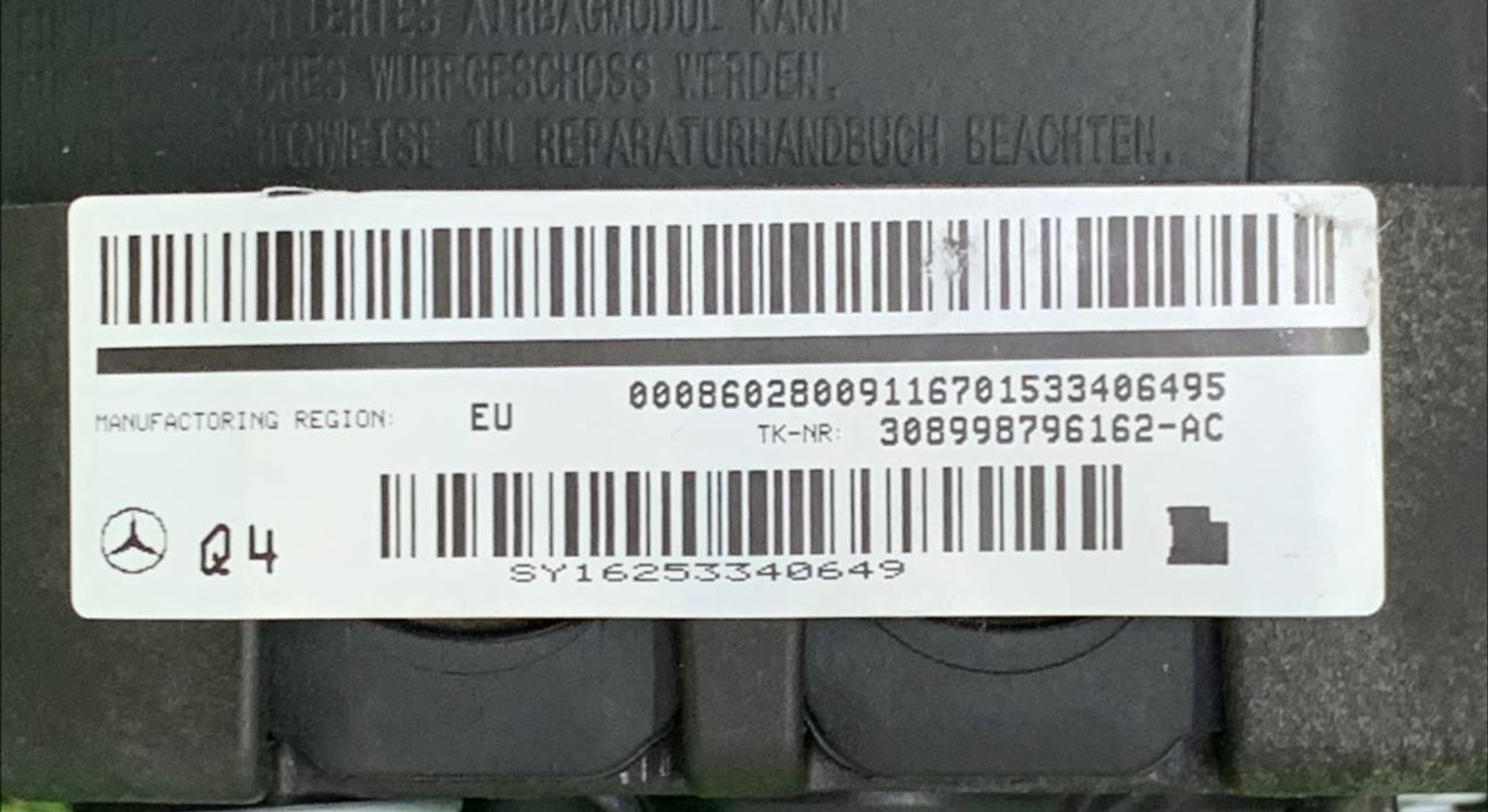 Подушка безопасности Mercedes GLE W166, 20000 рублей, Москва