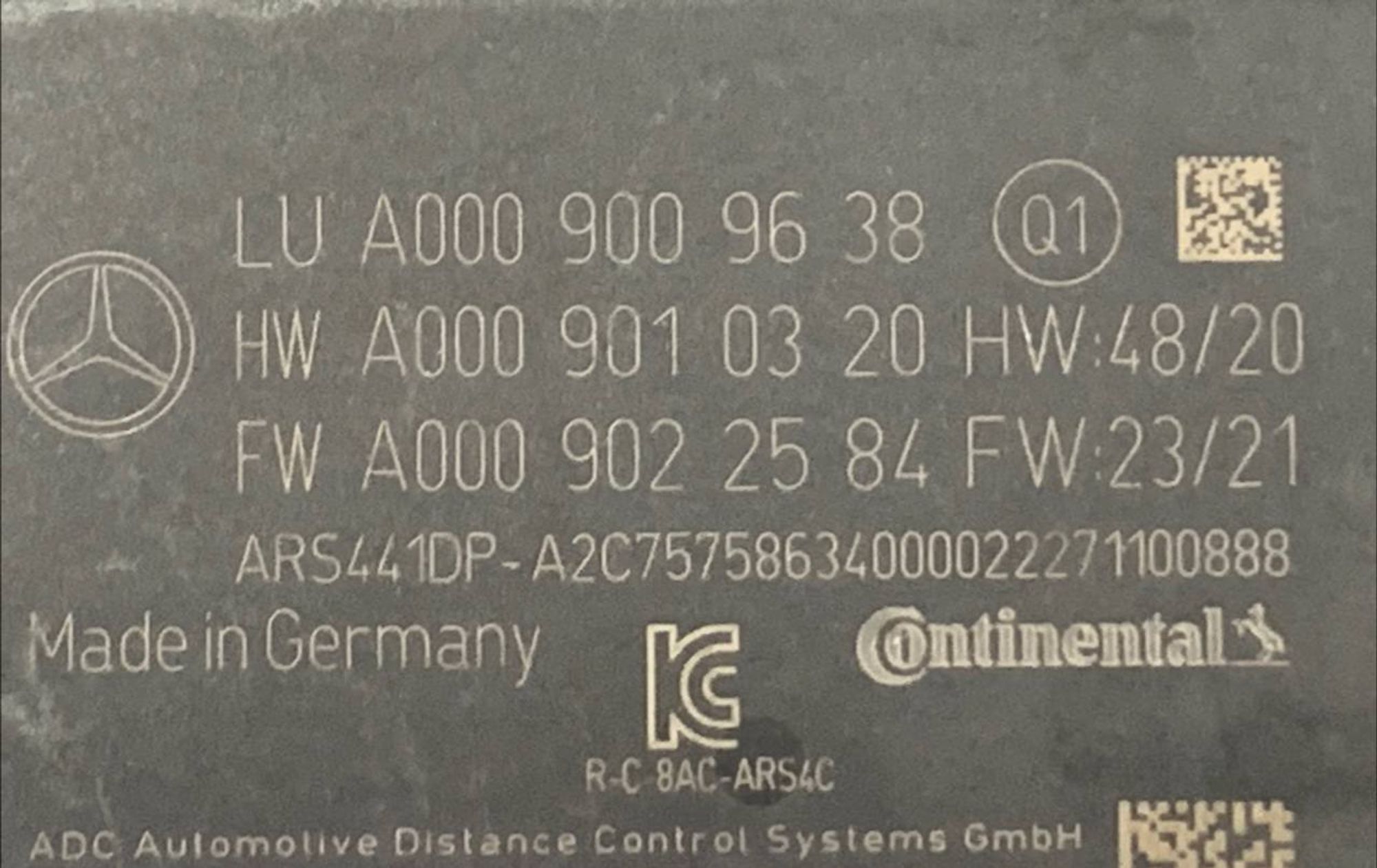 Радарный датчик дистроник ( Distronic ) Mercedes-Benz S class W223, 24000 рублей, Москва