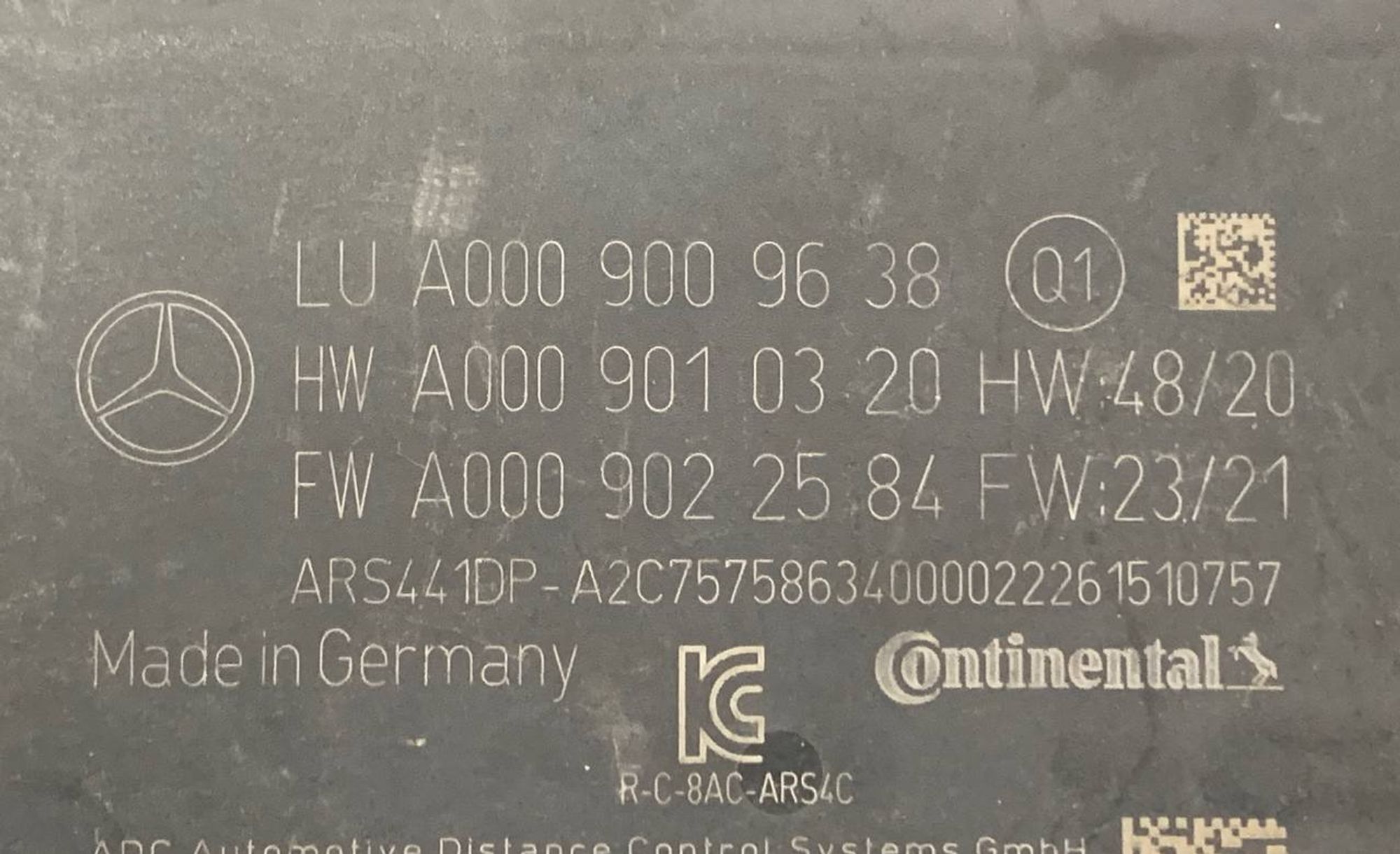 Радарный датчик дистроник ( Distronic ) Mercedes-Benz S class W223, 24000 рублей, Москва