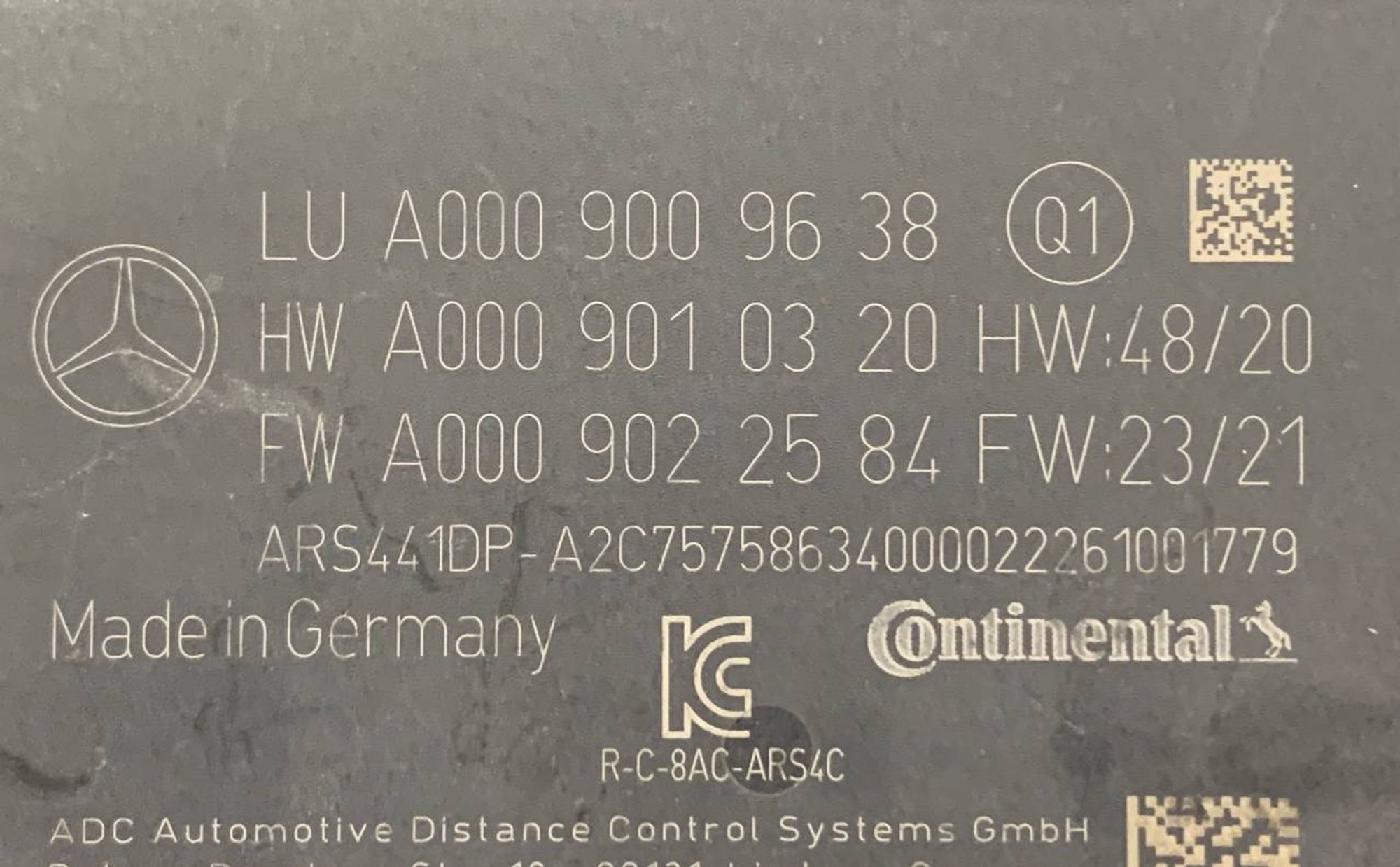 Радарный датчик дистроник ( Distronic ) Mercedes-Benz S class W223, 24000 рублей, Москва