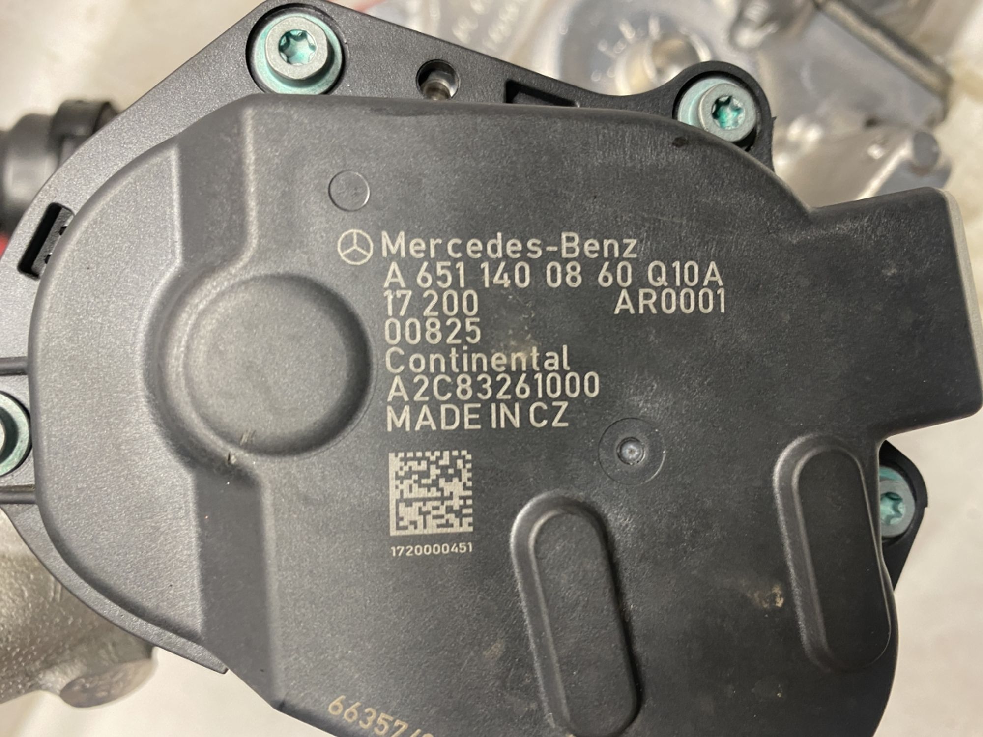 Клапан егр охладитель Mercedes A6511400806, 18000 рублей, Москва