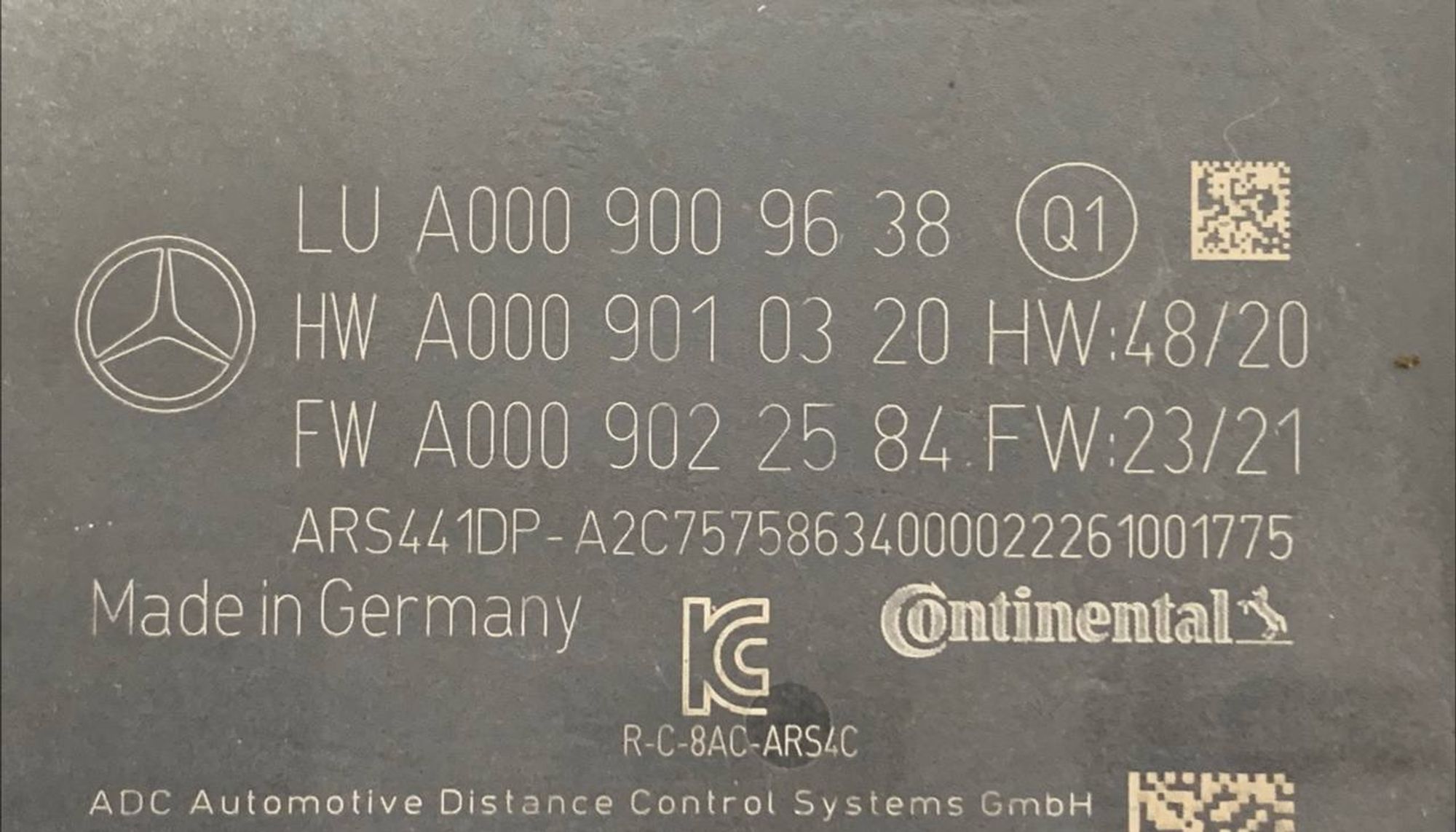 Радарный датчик дистроник ( Distronic ) Mercedes-Benz S class W223, 24000 рублей, Москва