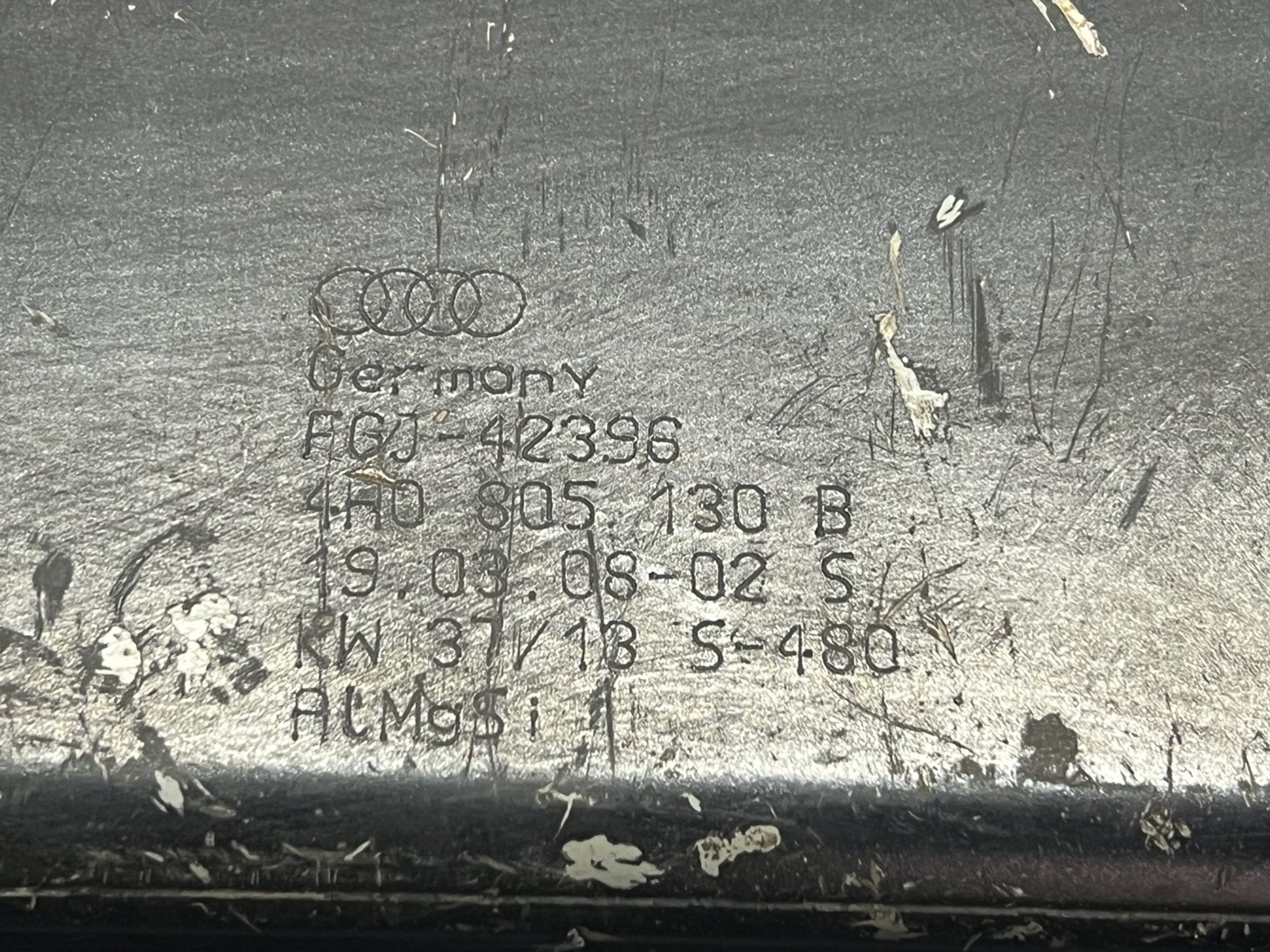 4H0805130B Лонжерон передний правый R Audi A8 D4, 2200 рублей, Нижний Новгород