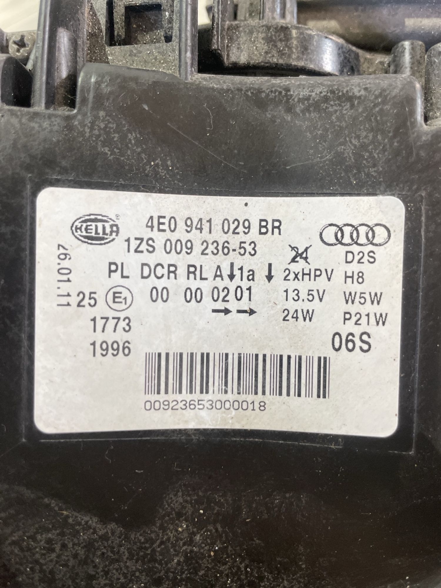 Фара передняя левая Audi A8, 15000 рублей, Брянск