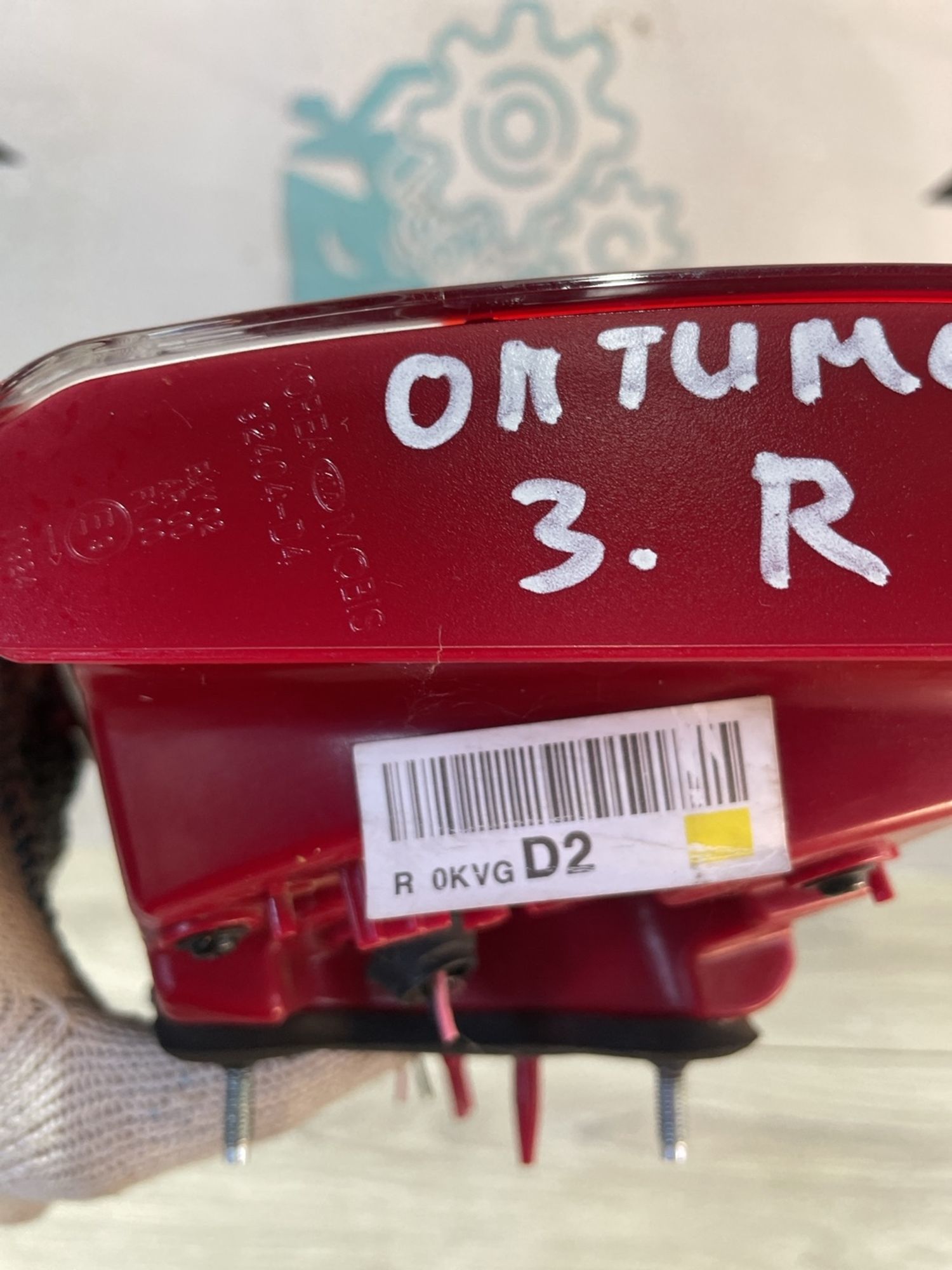 Фонарь задний правый в крышку багажника Kia Optima, 5000 рублей, Брянск