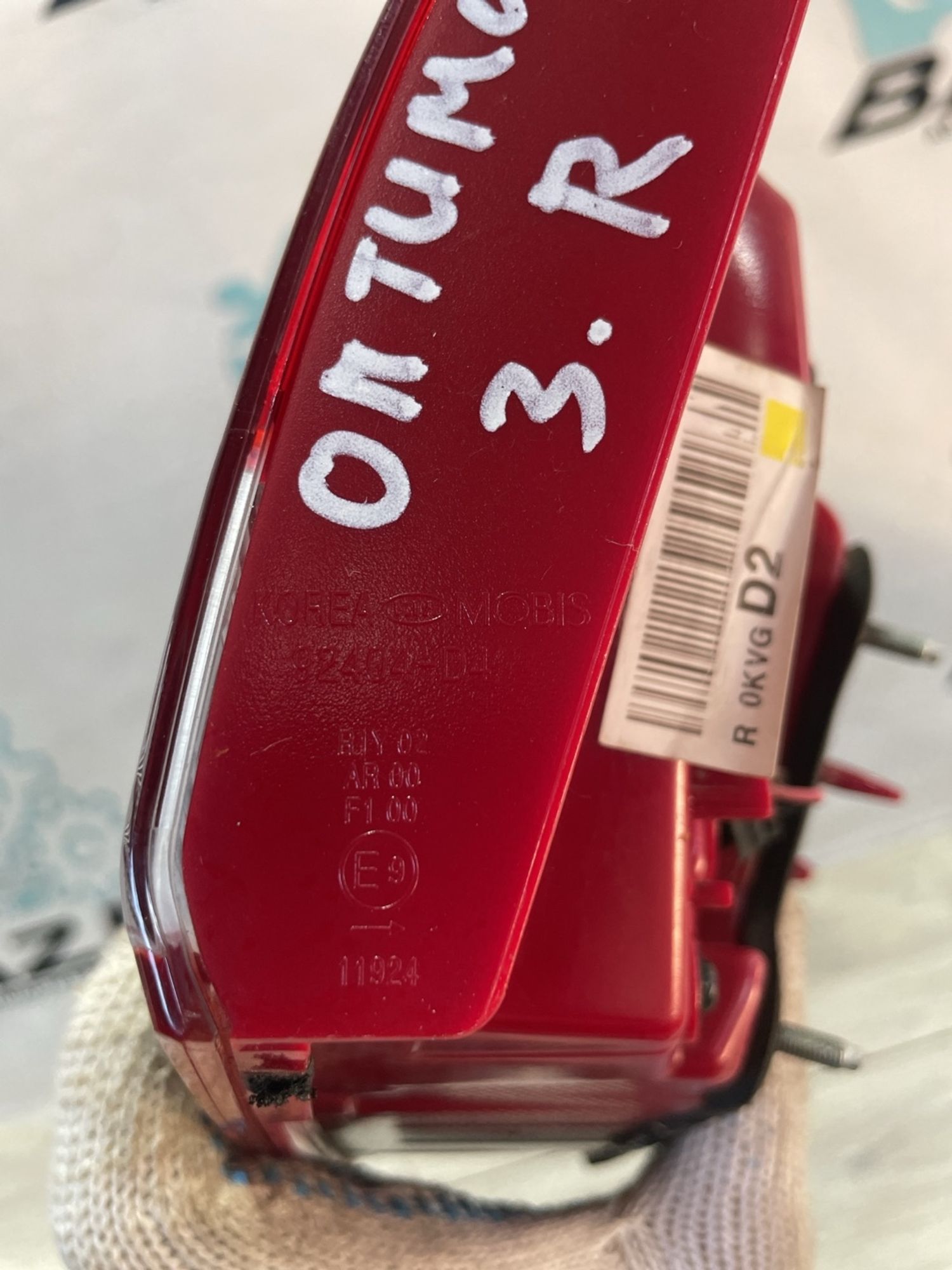 Фонарь задний правый в крышку багажника Kia Optima, 5000 рублей, Брянск