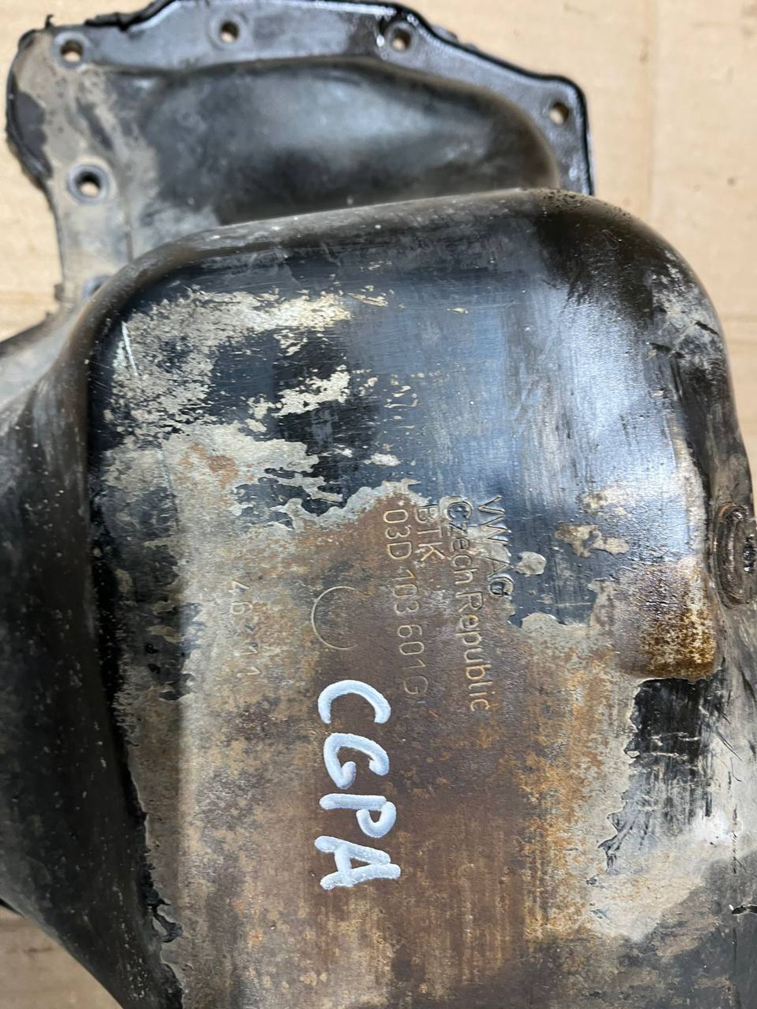 Поддон двигателя Volkswagen Polo, V (2009—2015), 1600 рублей, Семиозерка