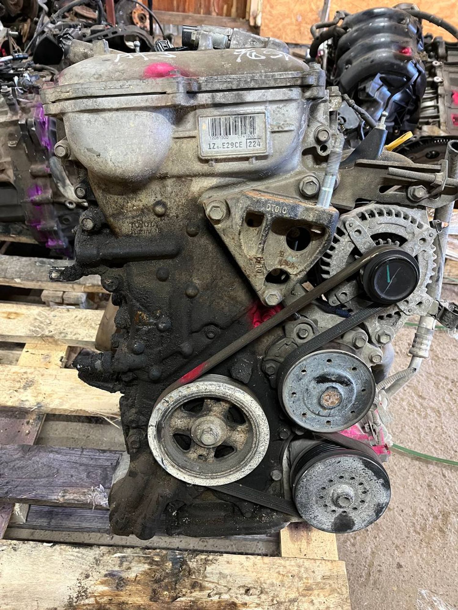 Двигатель в сборе Toyota Corolla, X рестайлинг (2010—2013), 100000 рублей, Семиозерка