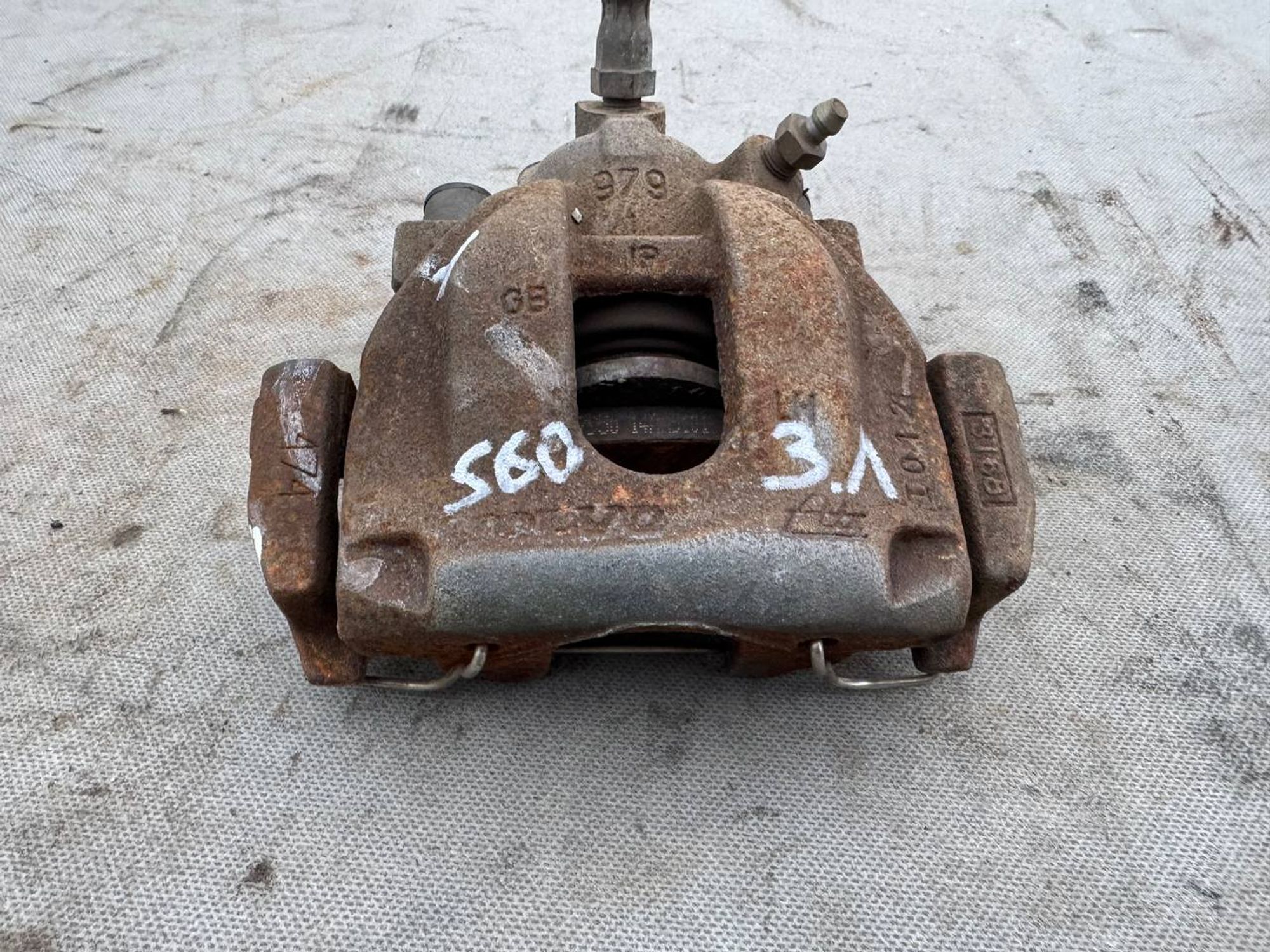 Суппорт тормозной задний левый Volvo S60, I Рестайлинг, 1500 рублей, Семиозерка