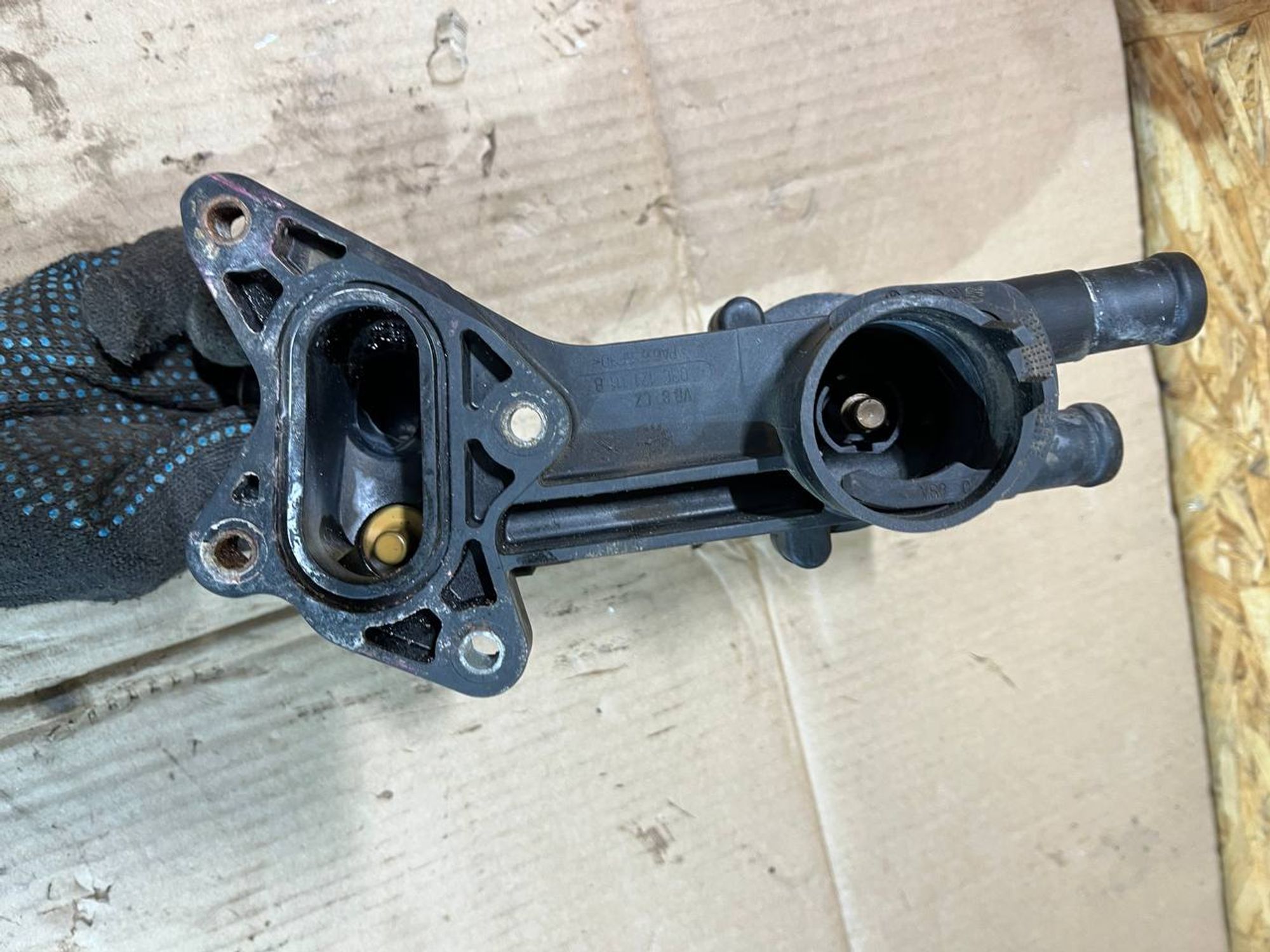 Корпус термостата Volkswagen Polo, V (2009—2015), 1500 рублей, Семиозерка