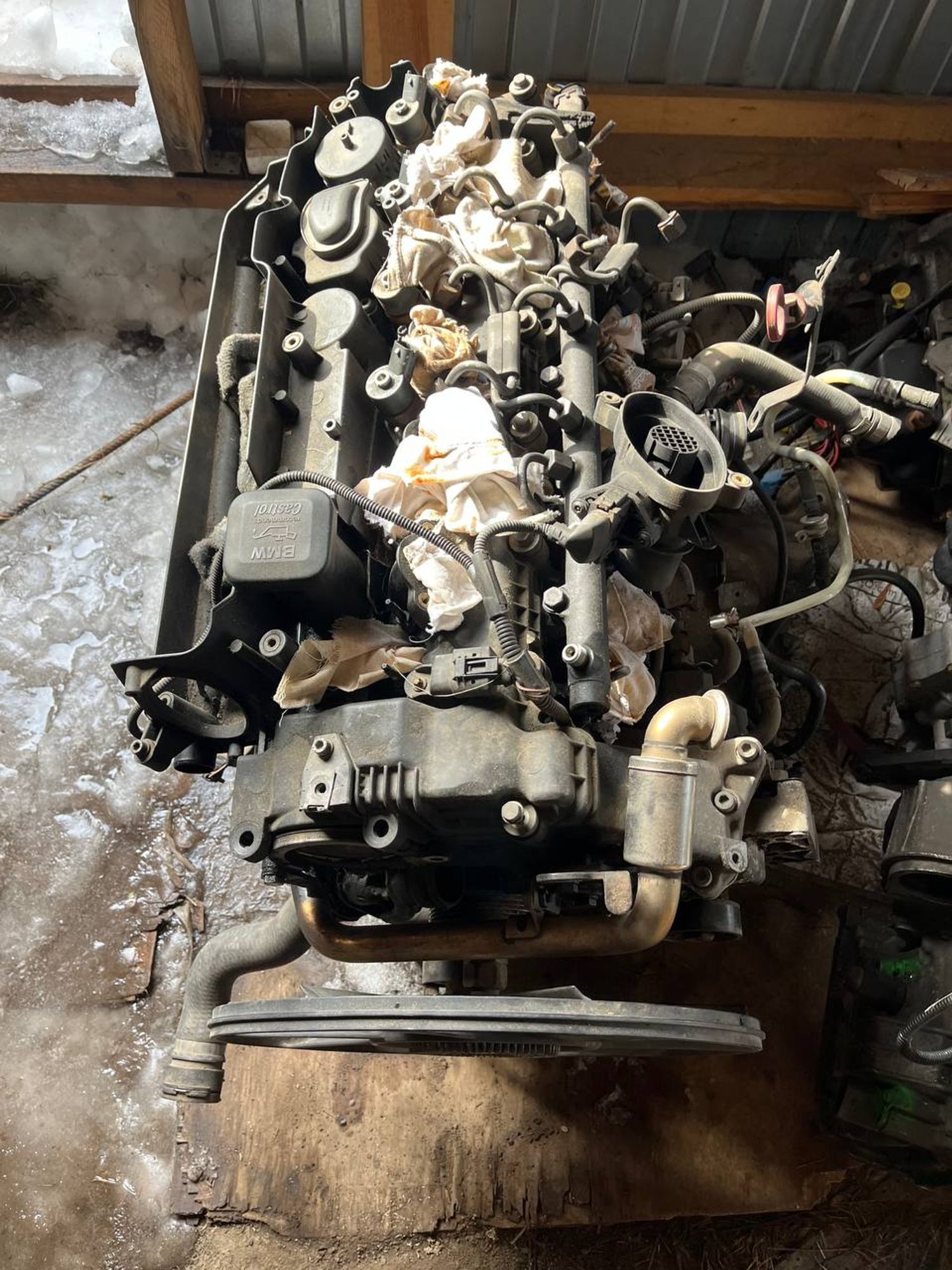 Двигатель в сборе BMW X5, E53, 80000 рублей, Семиозерка