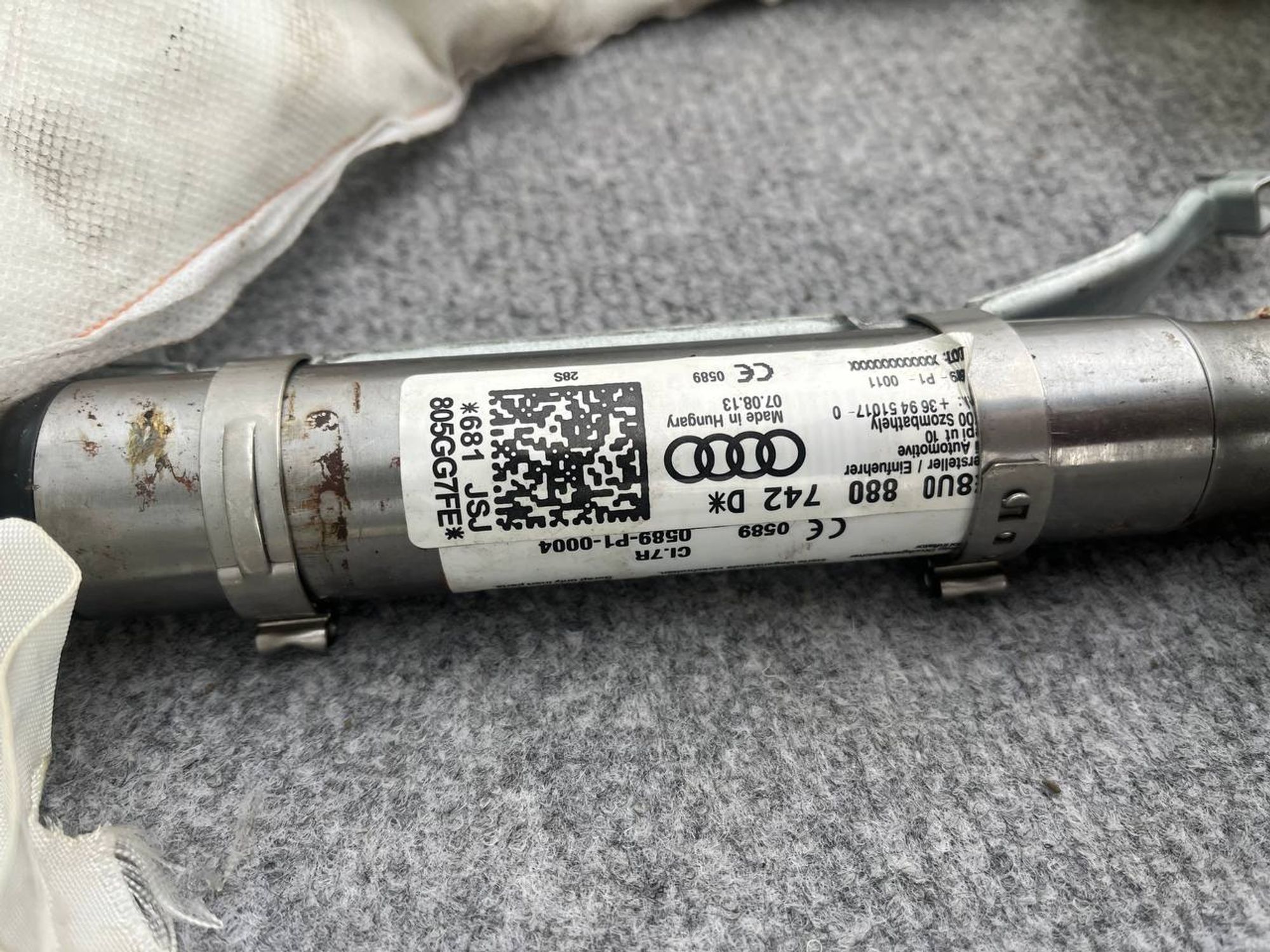 Подушка безопасности шторка правая Audi Q3, 8U, 7000 рублей, Семиозерка