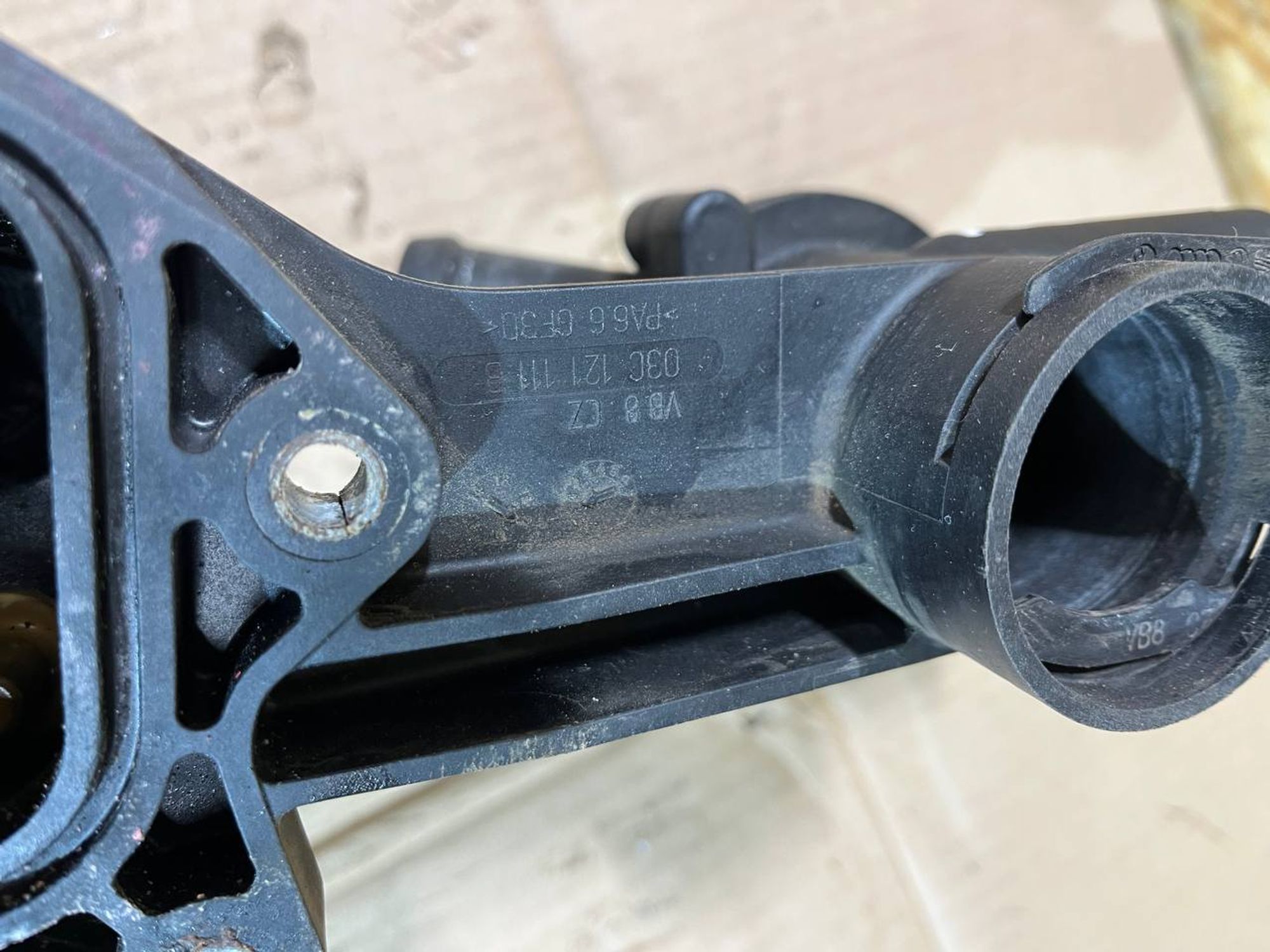 Корпус термостата Volkswagen Polo, V (2009—2015), 1500 рублей, Семиозерка