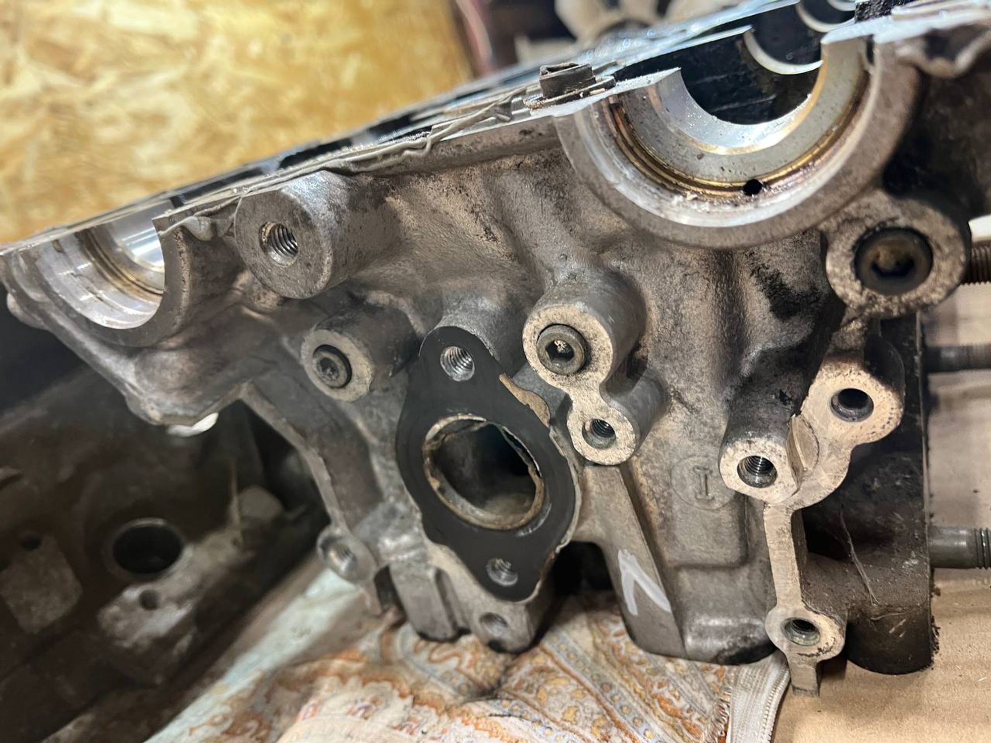 Головка блока цилиндров Pajero 3 6G74, 25000 рублей, Семиозерка