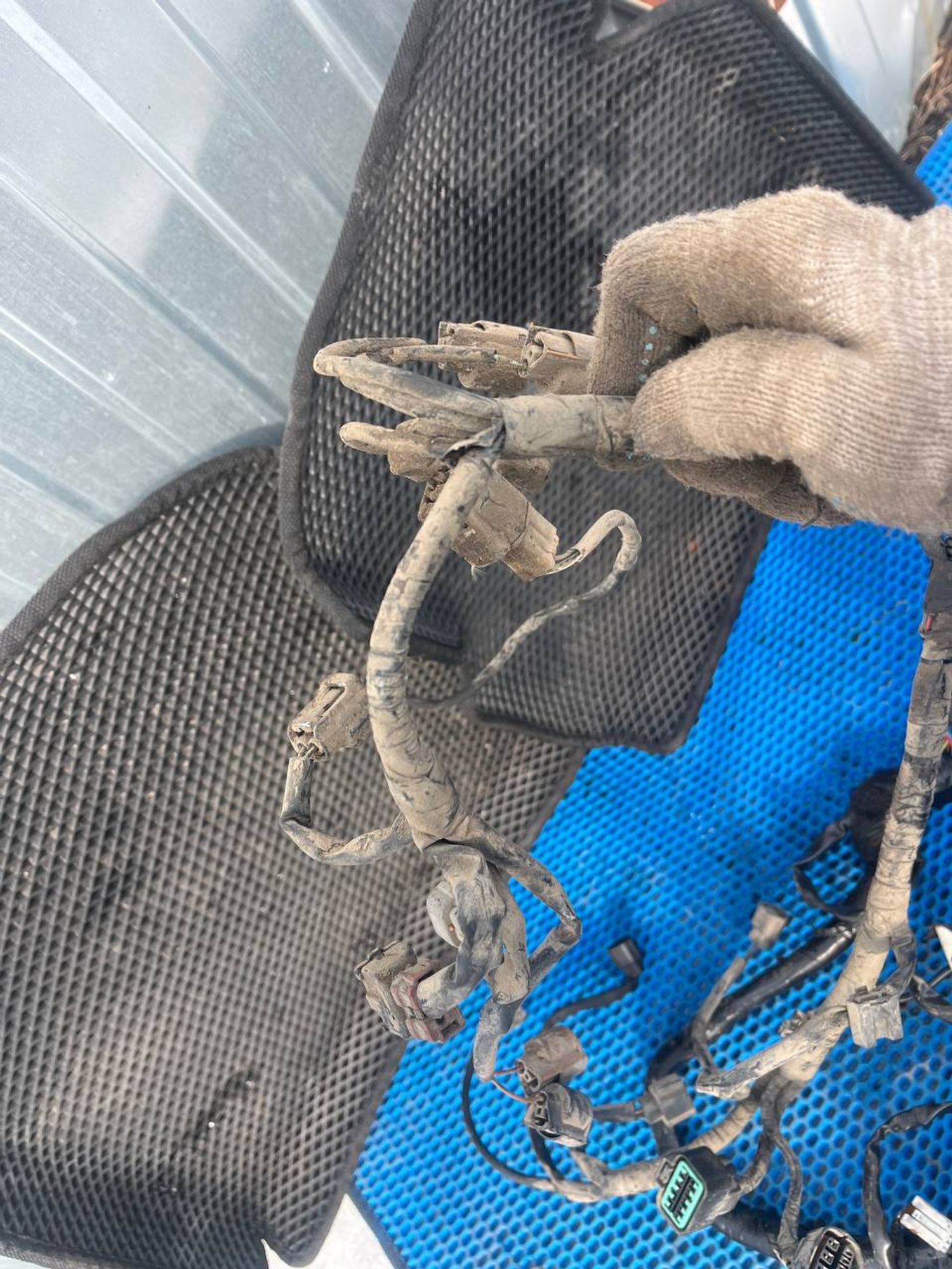 Проводка подкапотная Mitsubishi Pajero, III рестайлинг (2002—2006), 4000 рублей, Семиозерка