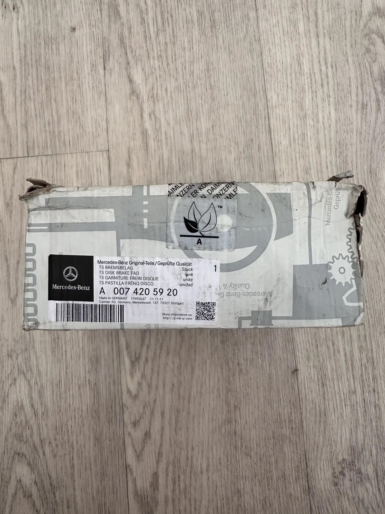 Колодки Тормозные 6,3 Brake PAD Mercedes-BENZ арт. A0074205920, 9758 рублей, Сосновоборск