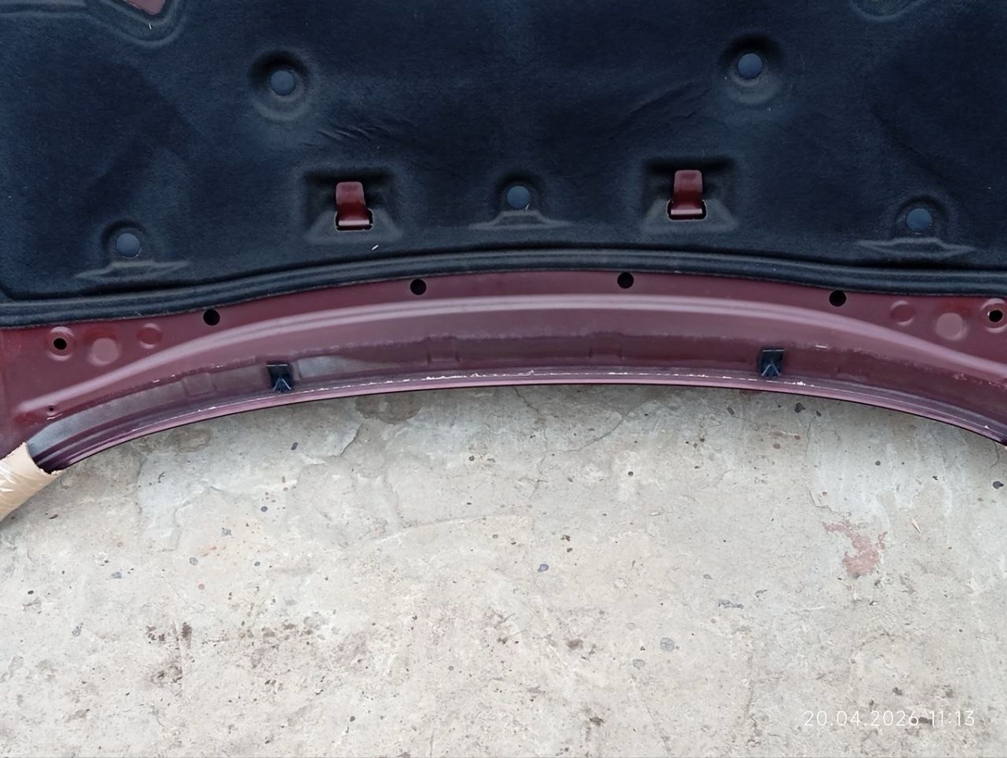 Капот Nissan Teana, J32 с решеткой бордовая, 23000 рублей, Москва