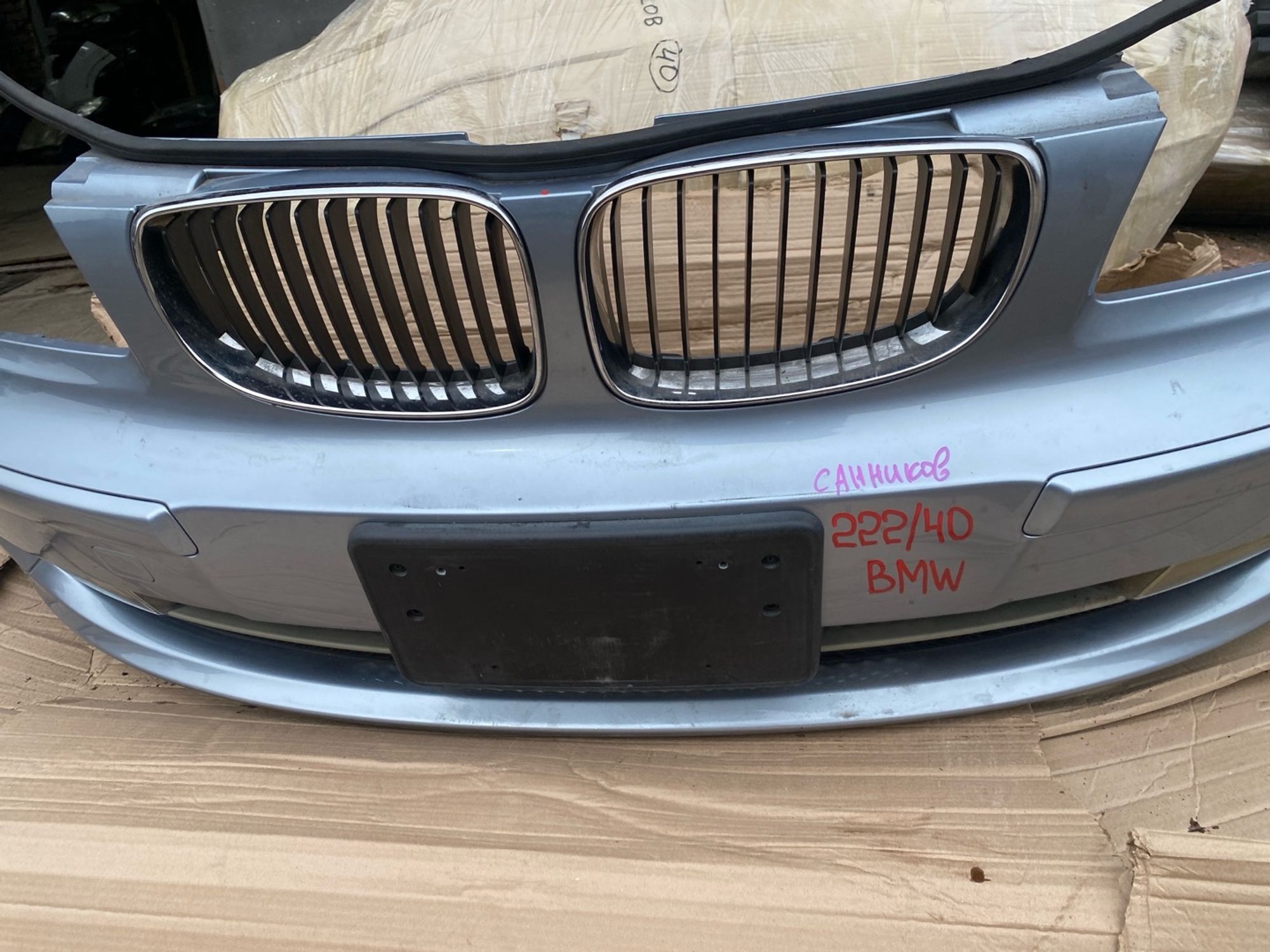 Бампер передний BMW 1 серия E87 рестайлинг в сборе, 24000 рублей, Москва