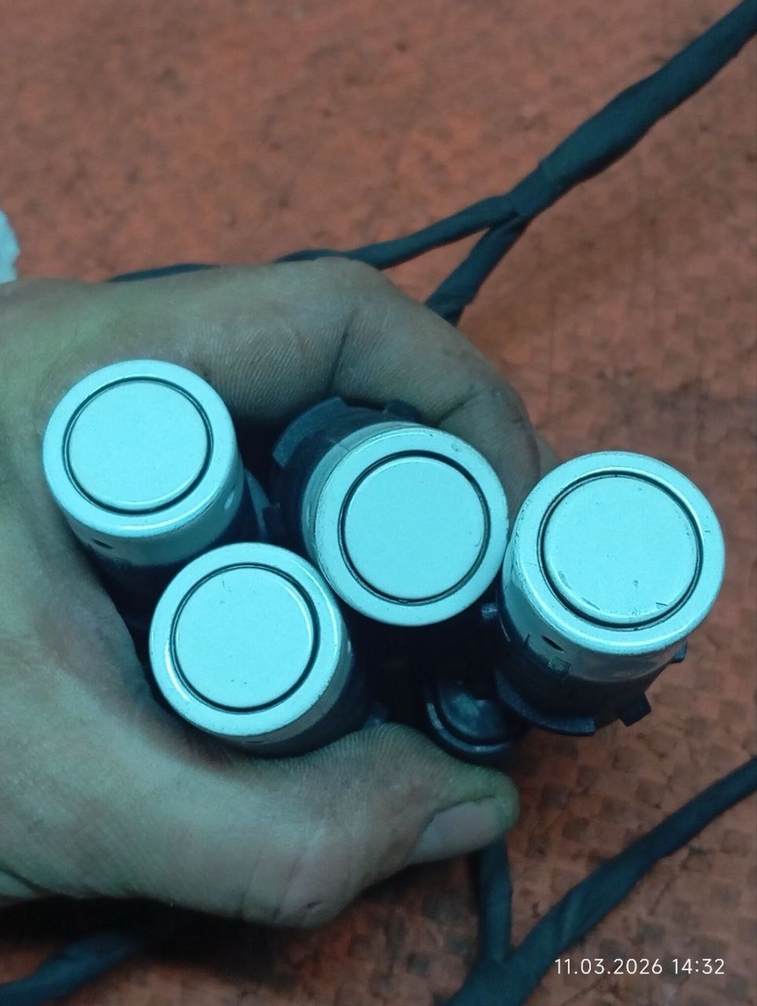 Парктроники заднего бампера Audi A6 C6 седан рест, 6000 рублей, Москва