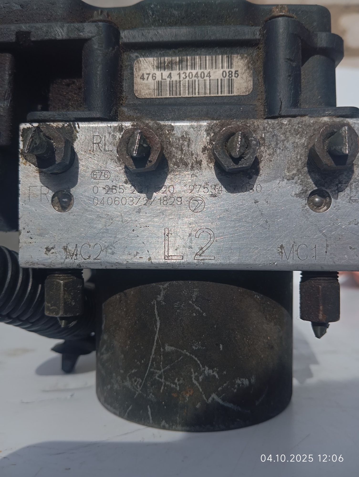 Блок ABS Subaru Forester 2004 2,0 бензин акпп, 2700 рублей, Москва