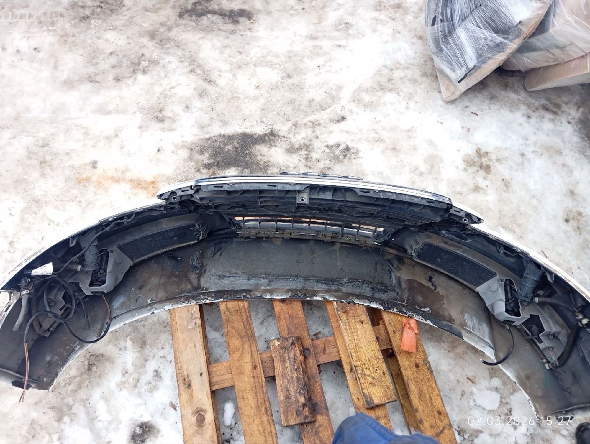 Бампер передний Audi A6 C6 2009 рестайлинг, 31000 рублей, Москва