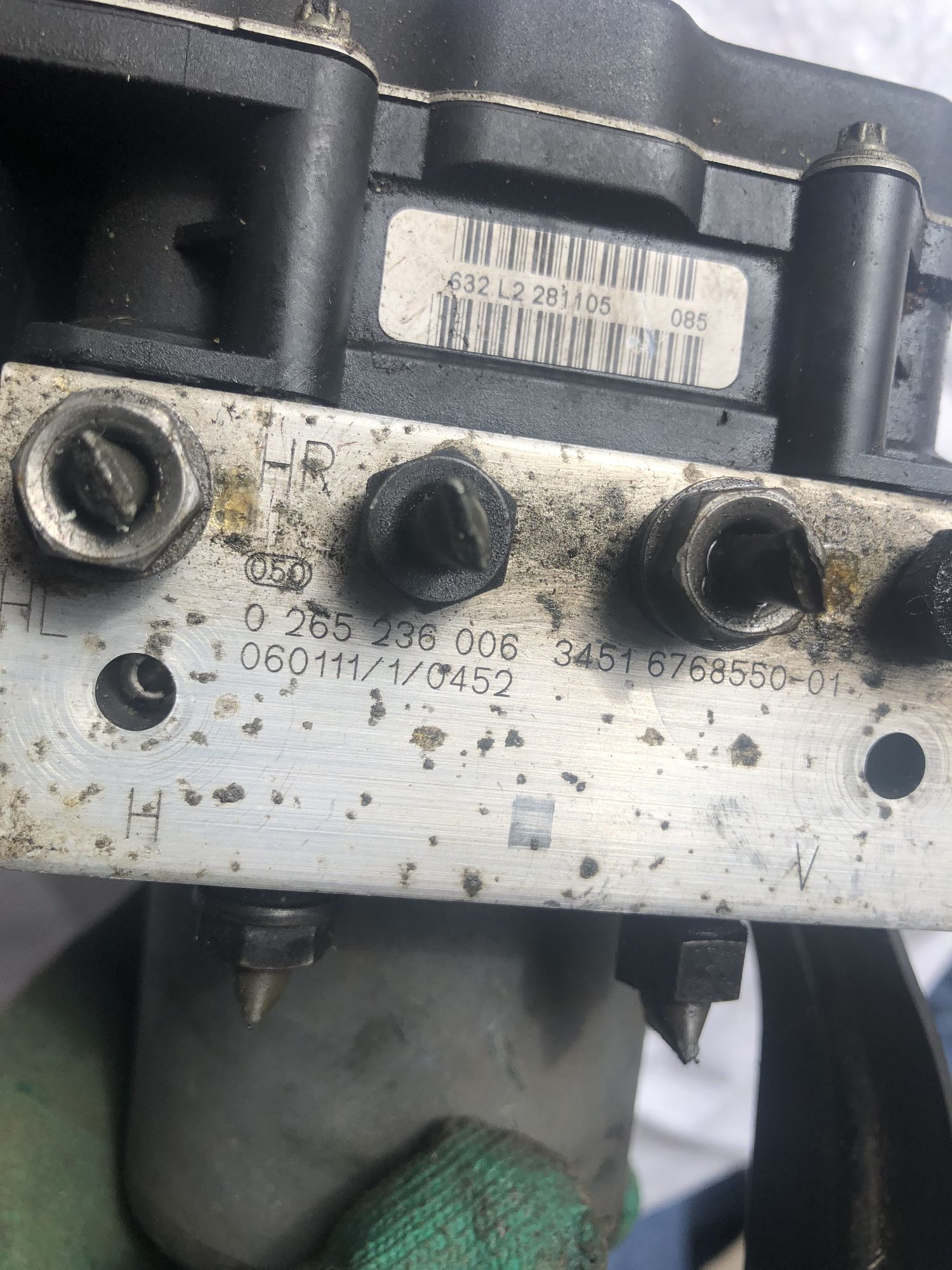 Блок abs bmw 5 E60 N52B25 бмв, 2500 рублей, Москва