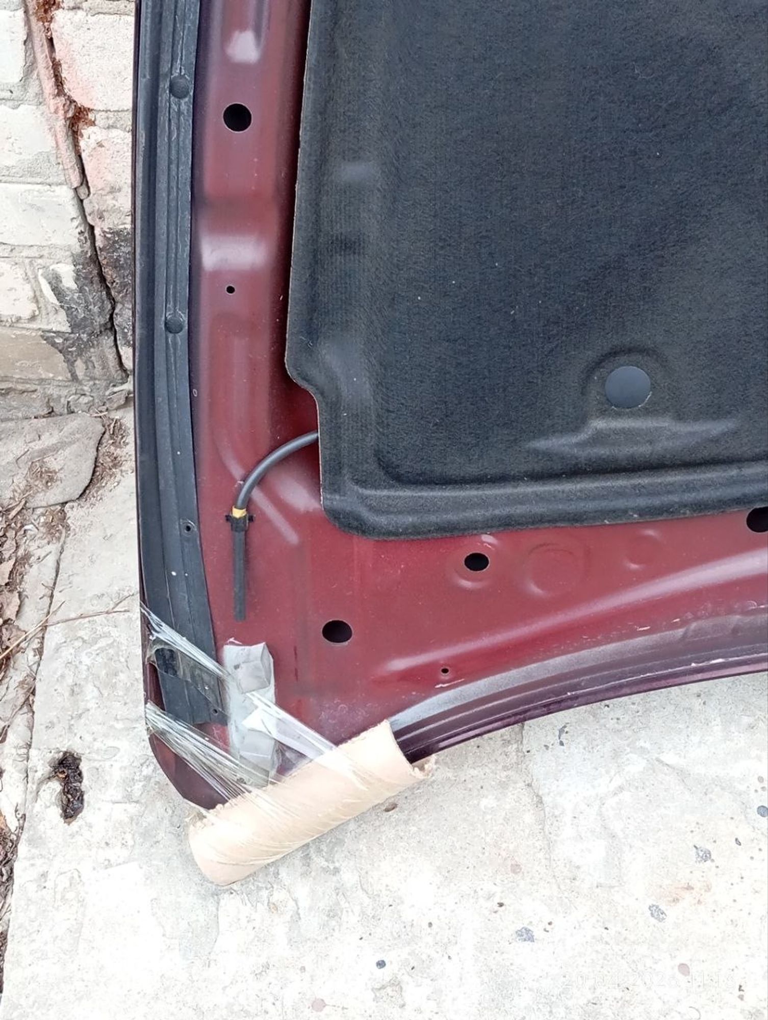 Капот Nissan Teana, J32 с решеткой бордовая, 23000 рублей, Москва