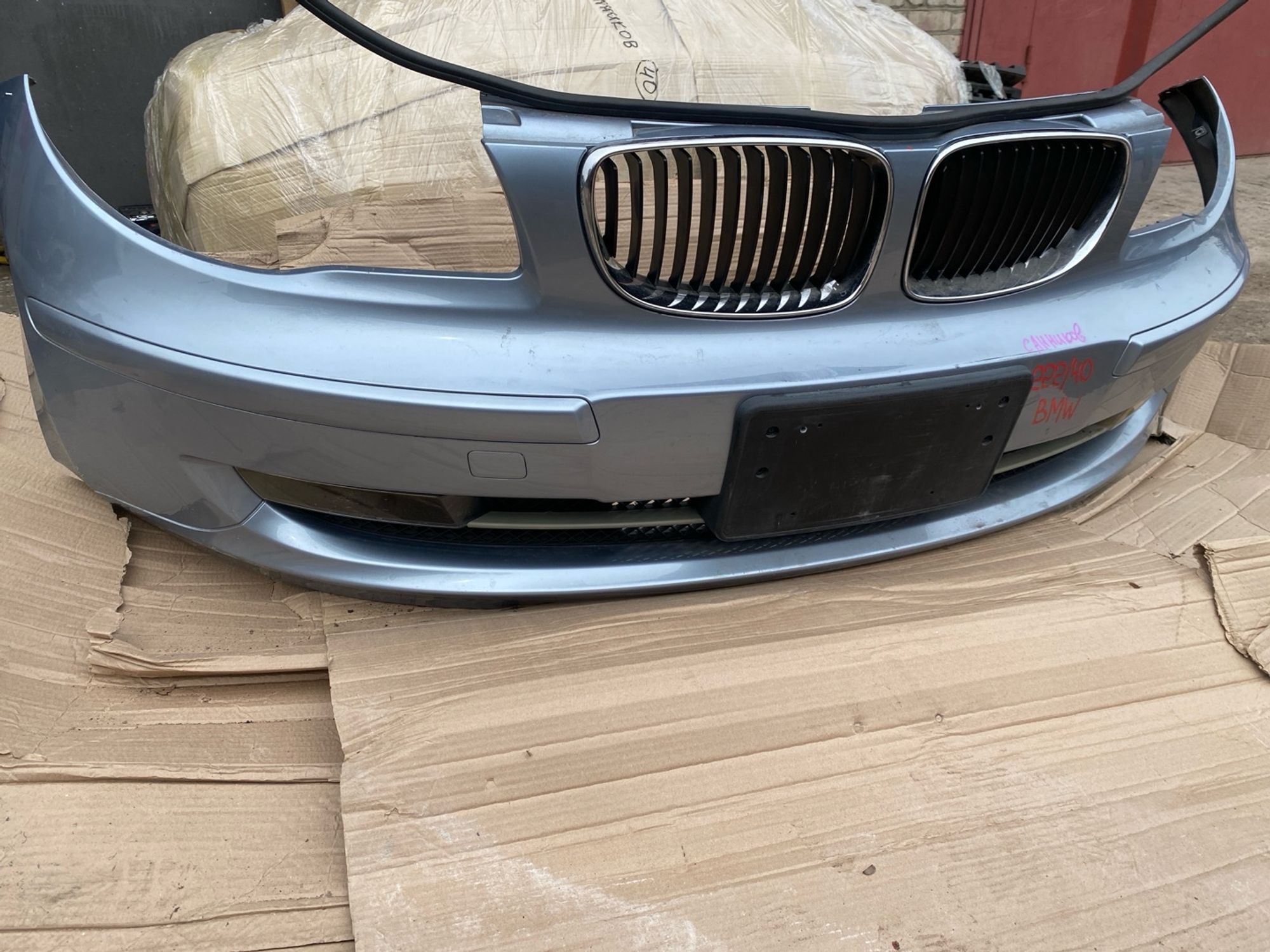 Бампер передний BMW 1 серия E87 рестайлинг в сборе, 24000 рублей, Москва