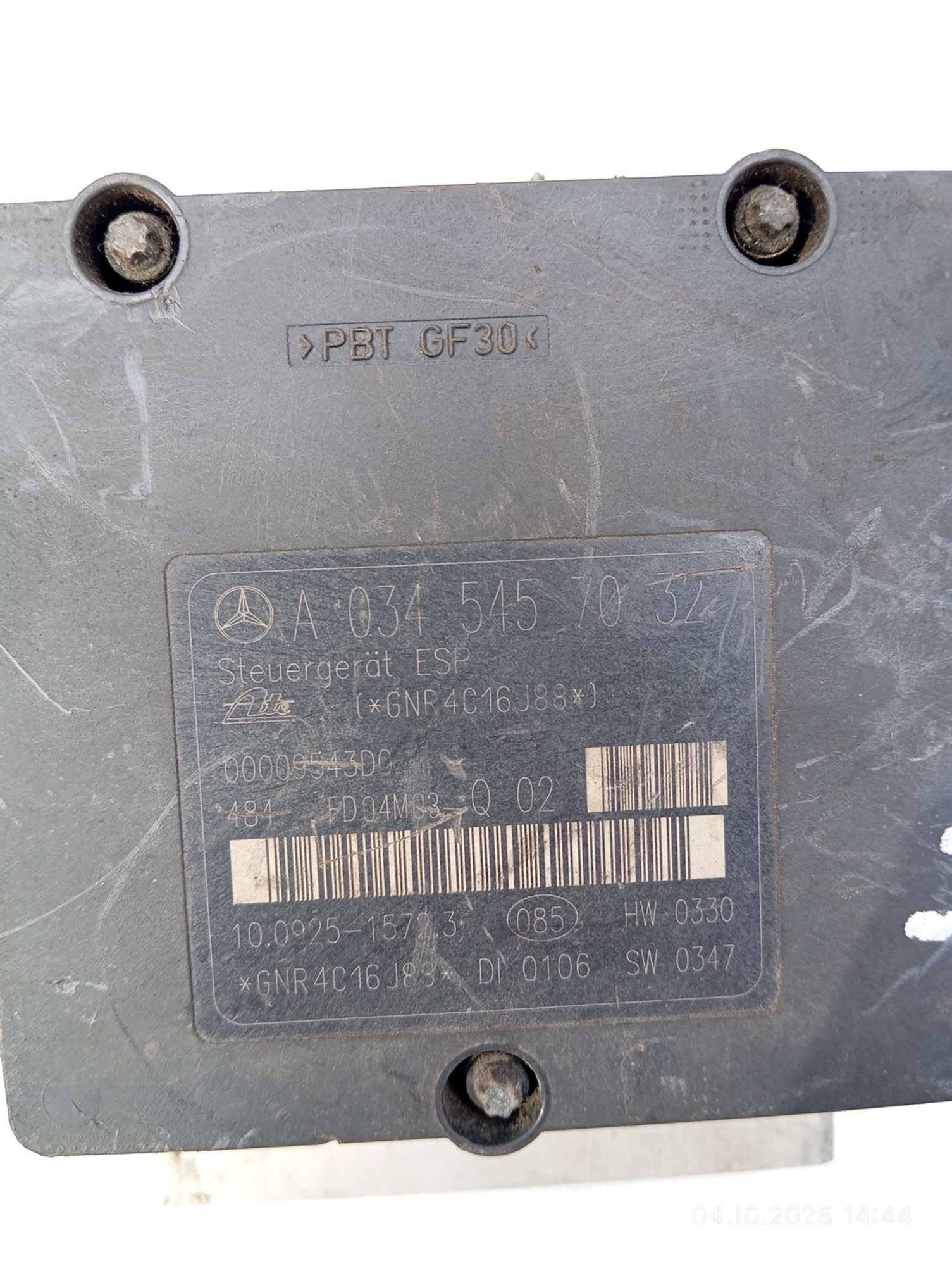 Блок ABS Mercedes-Benz C-Класс W203 c180 2004 1,8, 2000 рублей, Москва