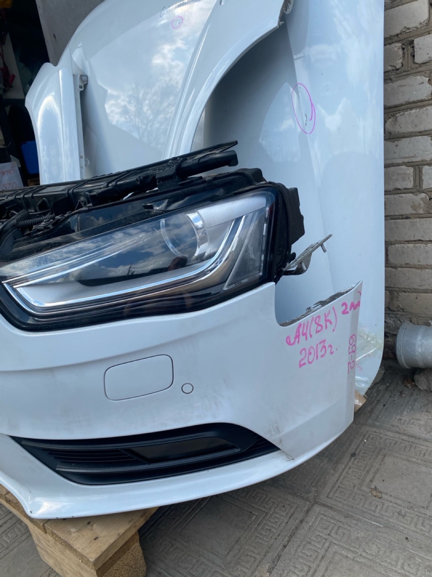 Ноускат Audi A4 B8  в сборе S-Line, 130000 рублей, Москва