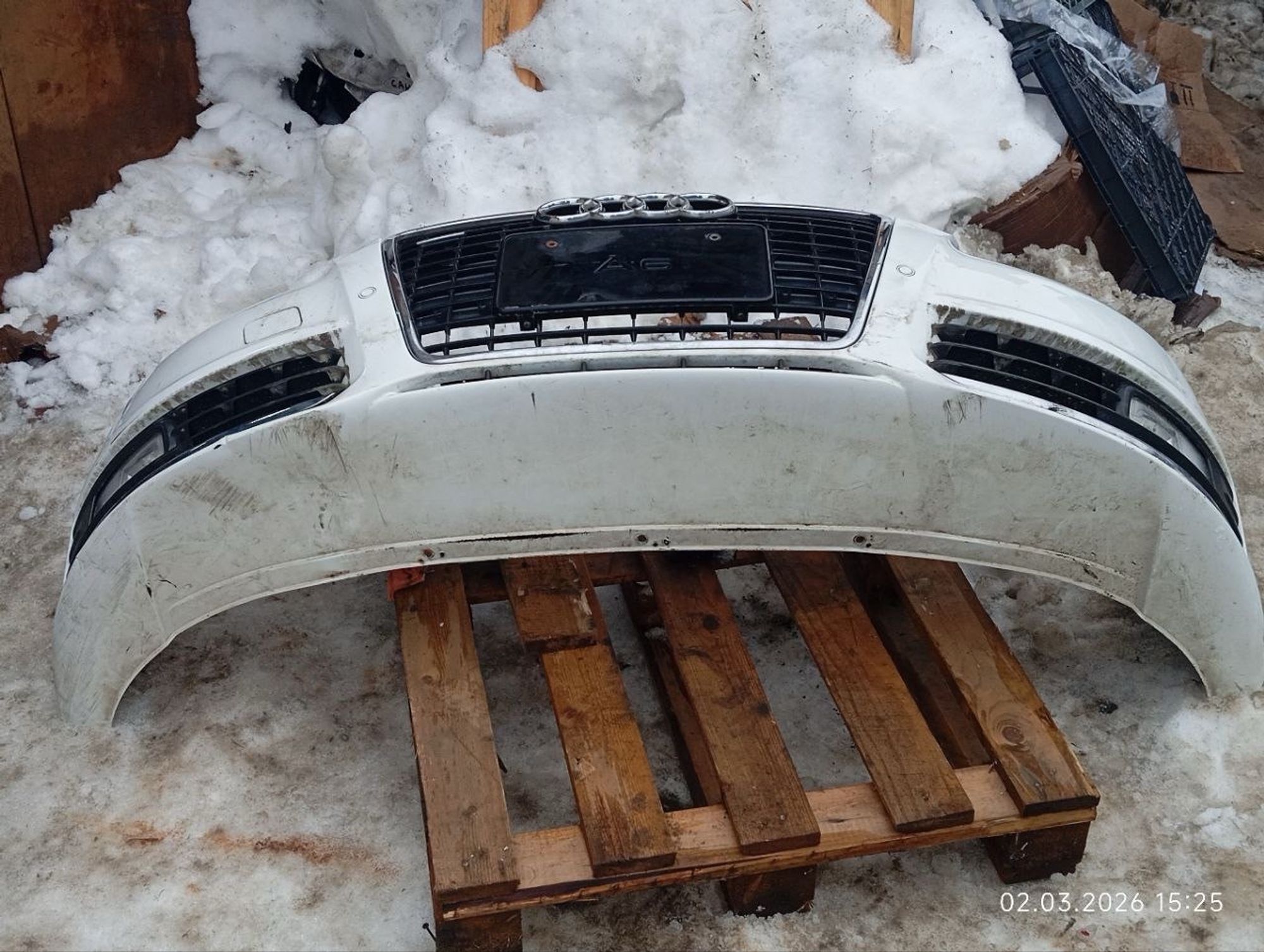 Бампер передний Audi A6 C6 2009 рестайлинг, 31000 рублей, Москва