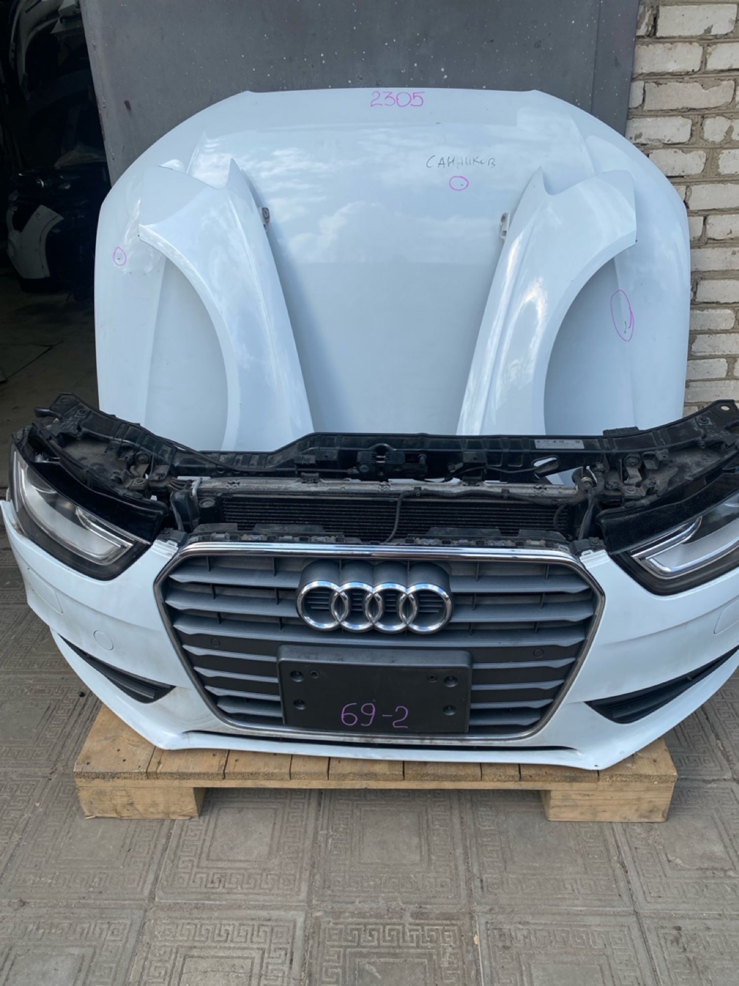 Ноускат Audi A4 B8  в сборе S-Line, 130000 рублей, Москва