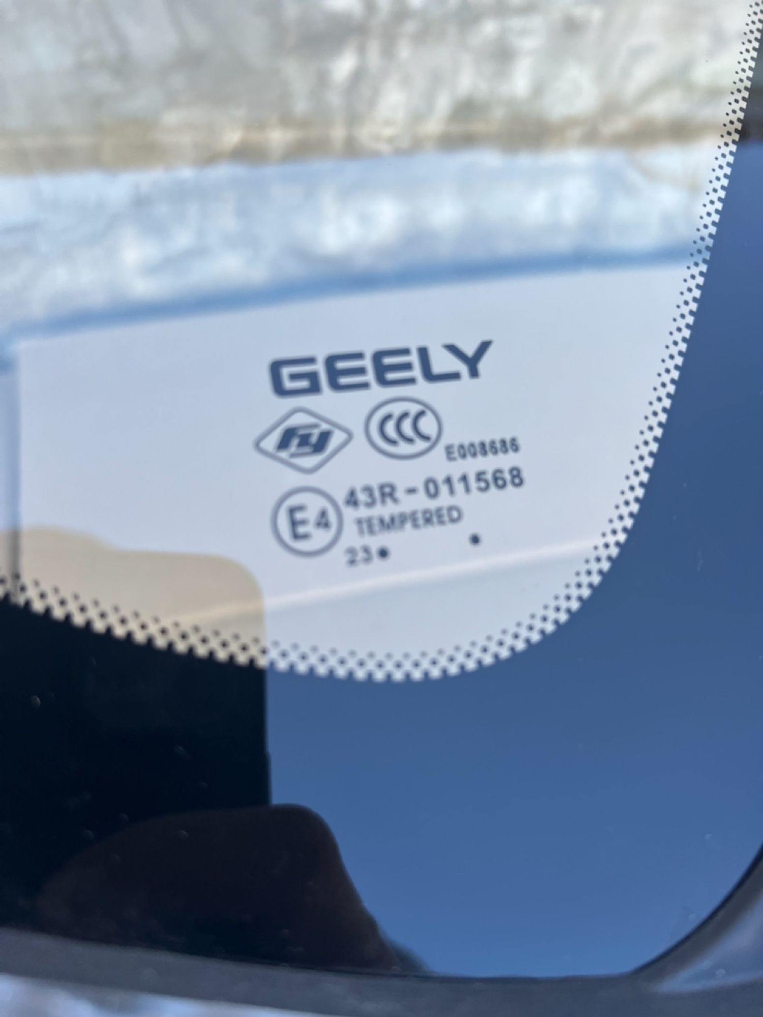 Стекло глухое форточка правое Geely Tugella, 13000 рублей, Челябинск