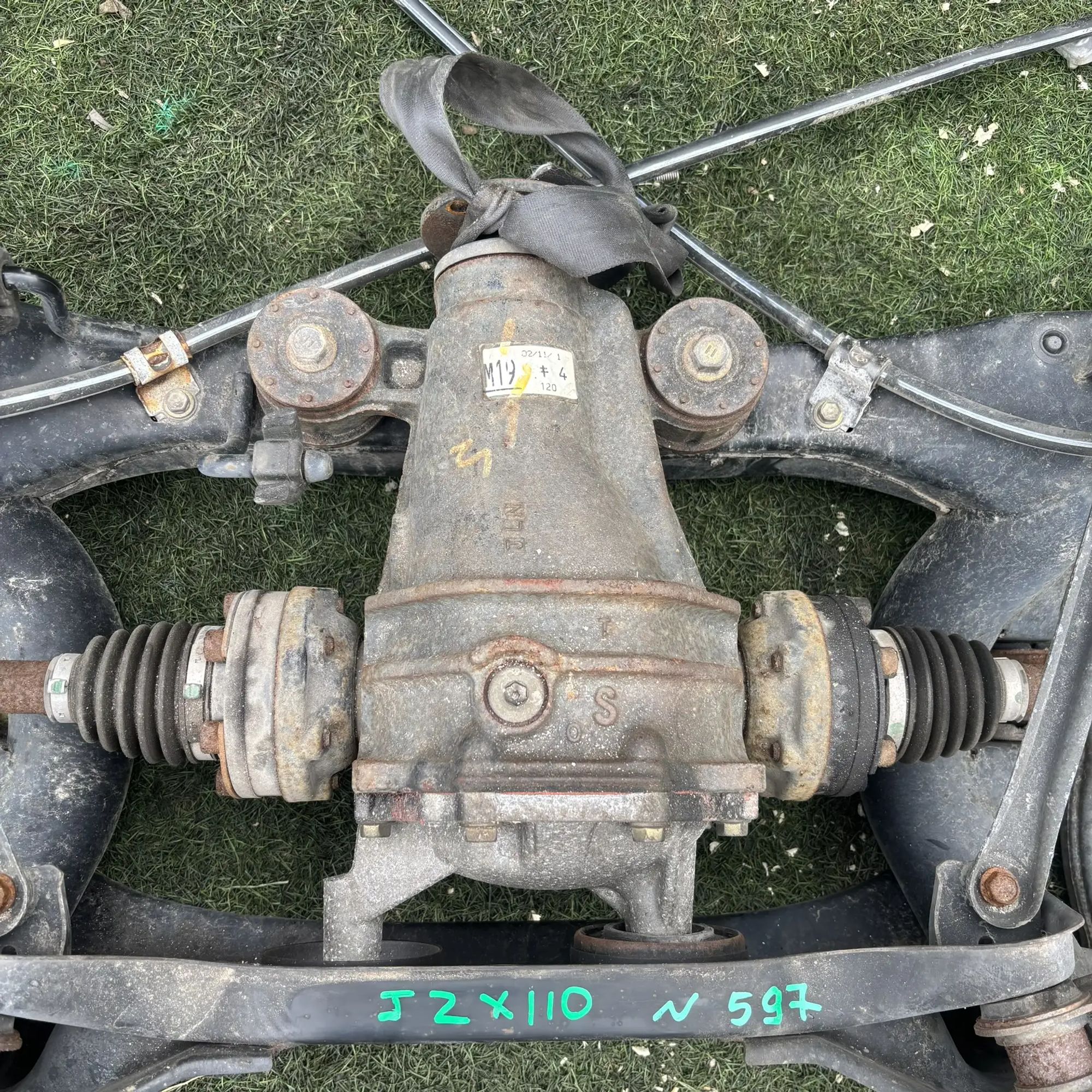 597 Балка заднего моста Toyota Mark II JZX110 1JZ-FSE 2002, 45000 рублей, Невинномысск