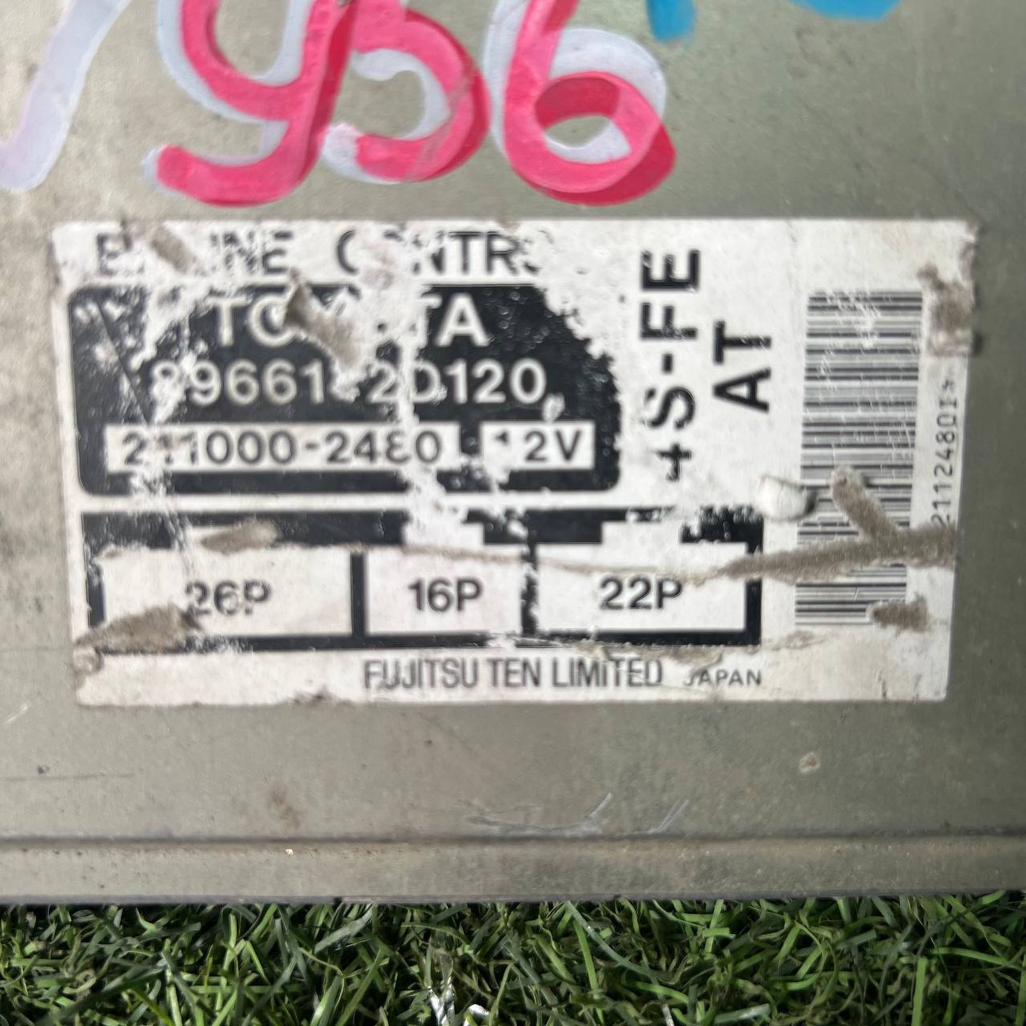 956 Блок управления двигателем TOYOTA ST190 4SFE, 6000 рублей, Невинномысск