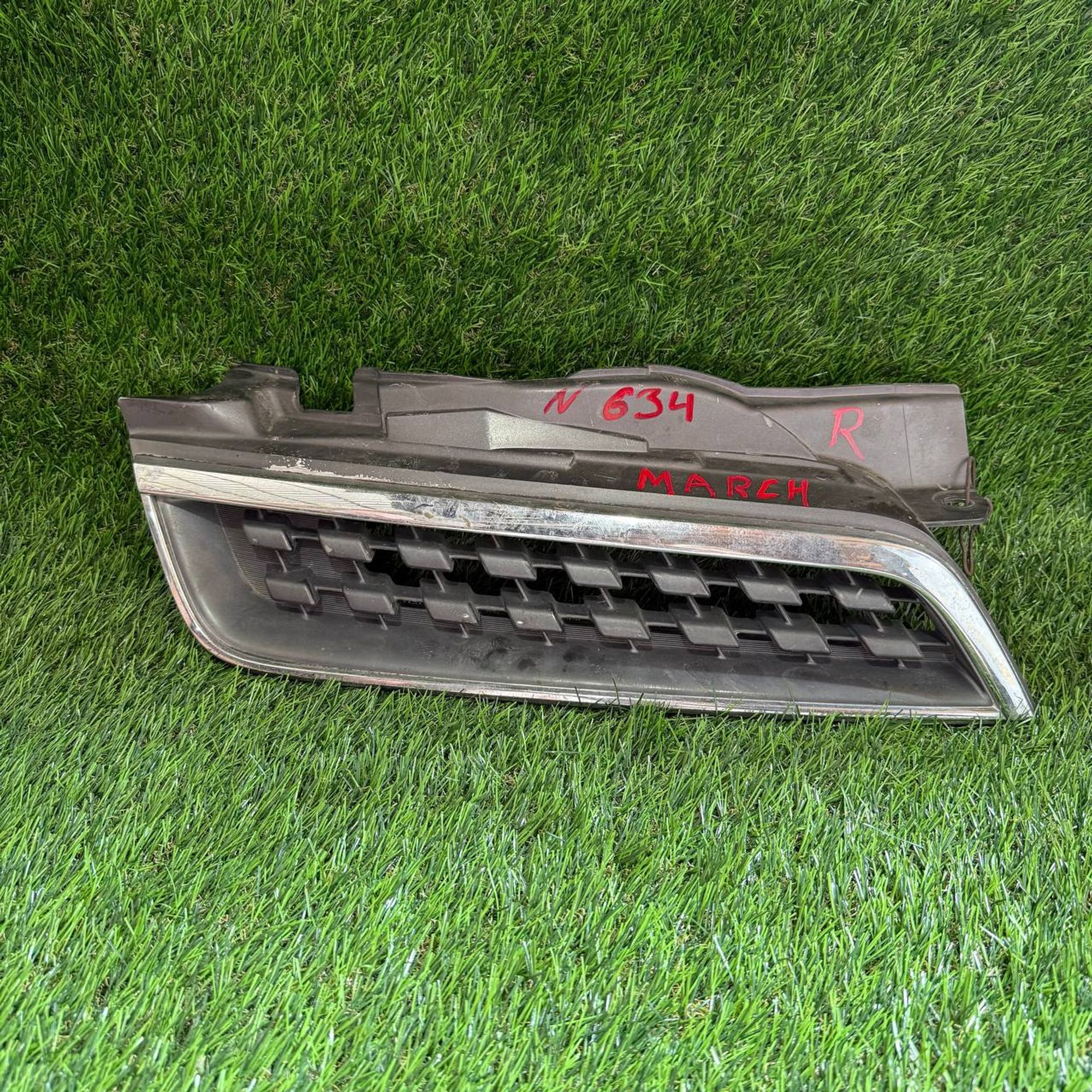 634 Решетка радиатора NISSAN MARCH K12 ПРАВО, 2000 рублей, Невинномысск