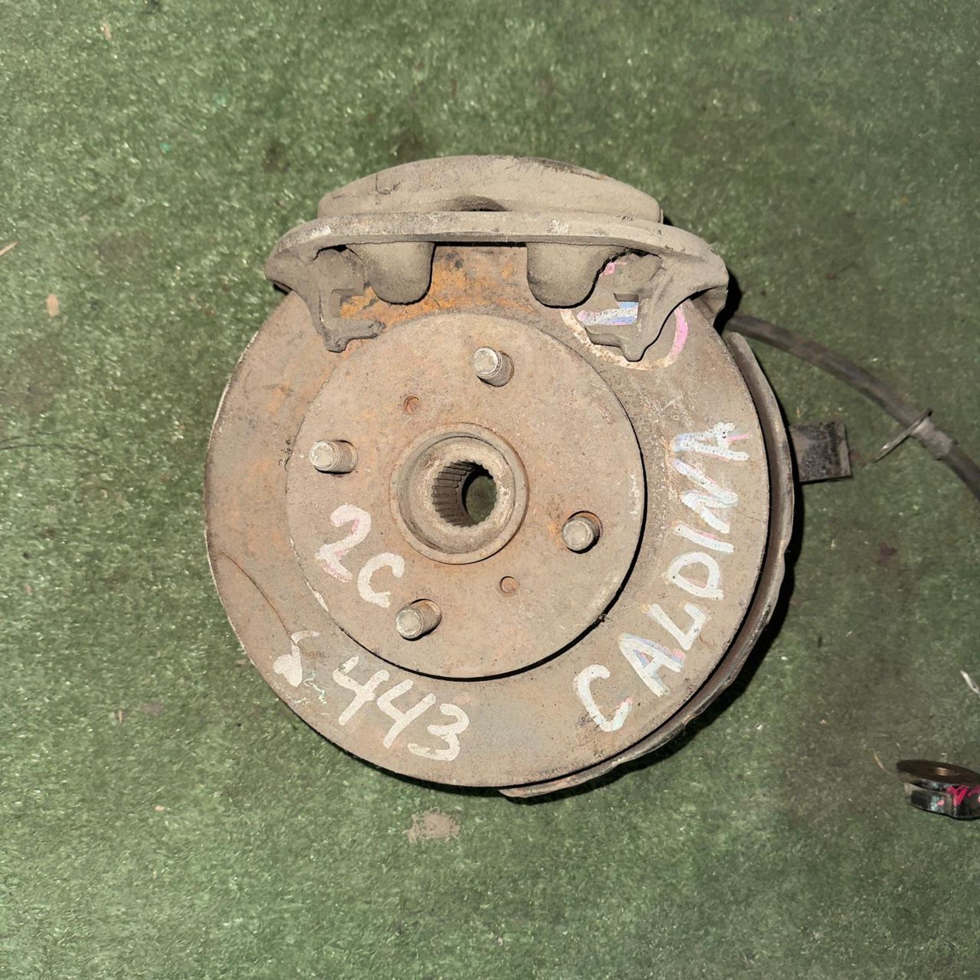 443 Ступица передняя левая TOYOTA CALDINA CT190 2C, 7500 рублей, Невинномысск